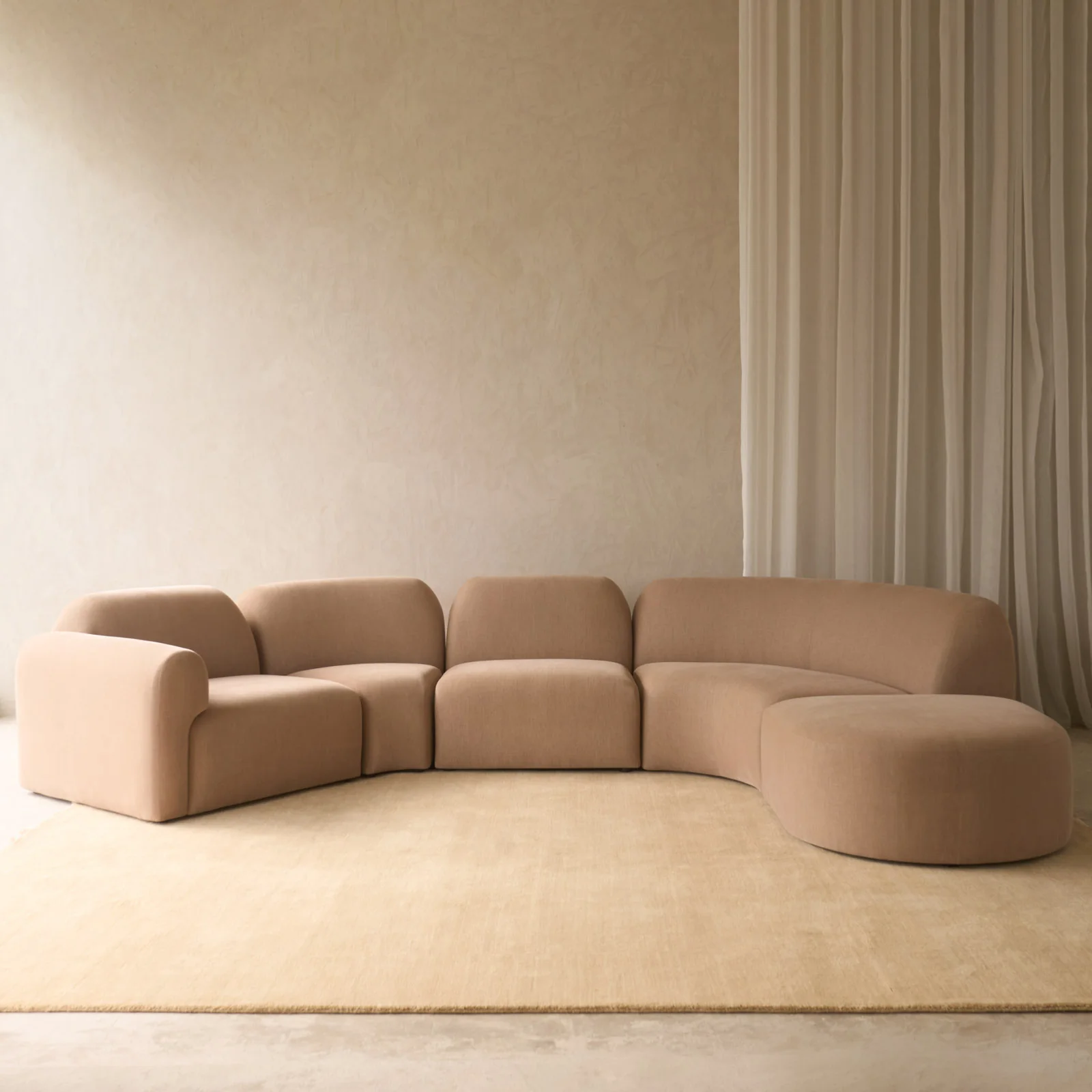 Bulky Modular Sofa | Sepia (370cm) - Image 3