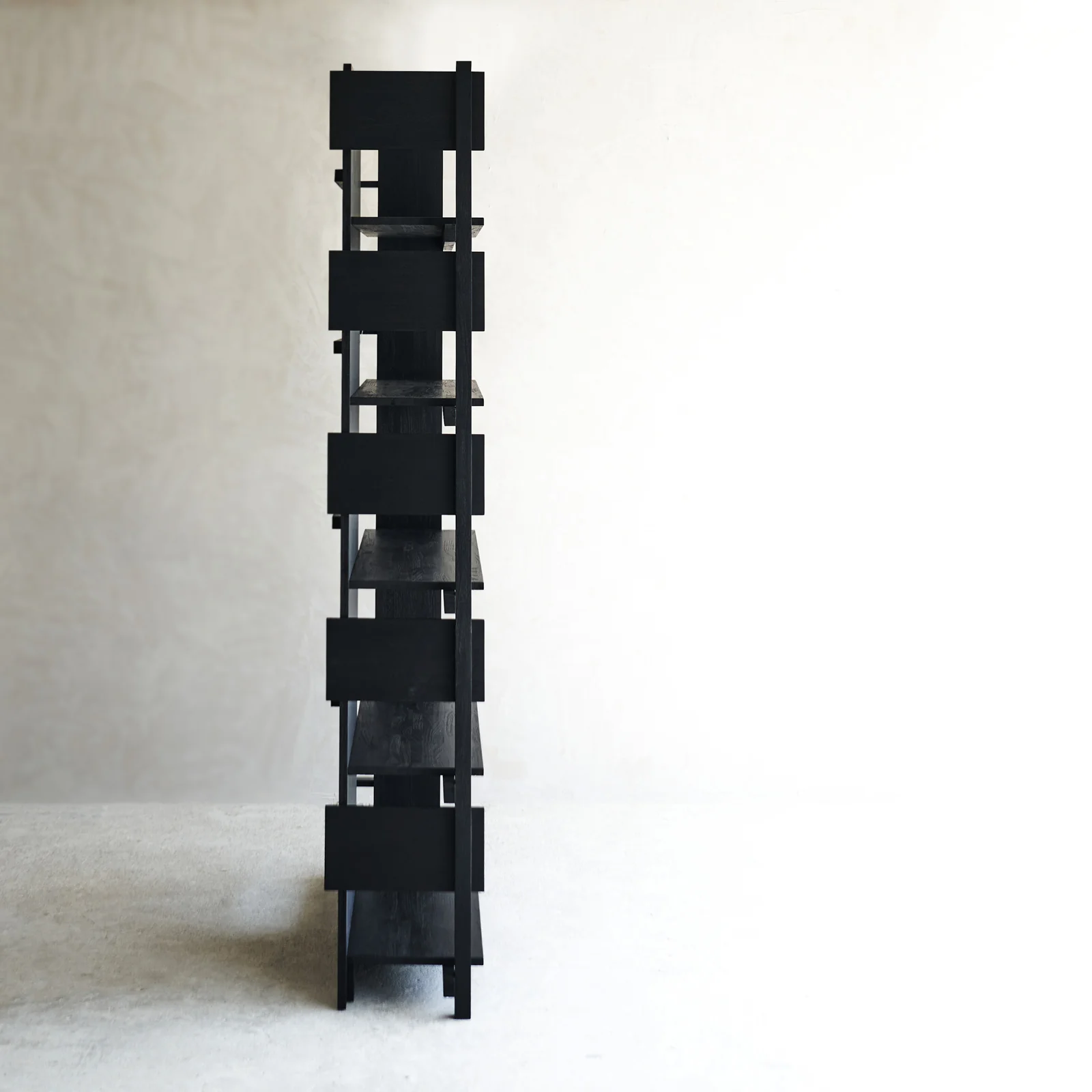 Abstract Rack | Teak - Black (210cm) - Image 4