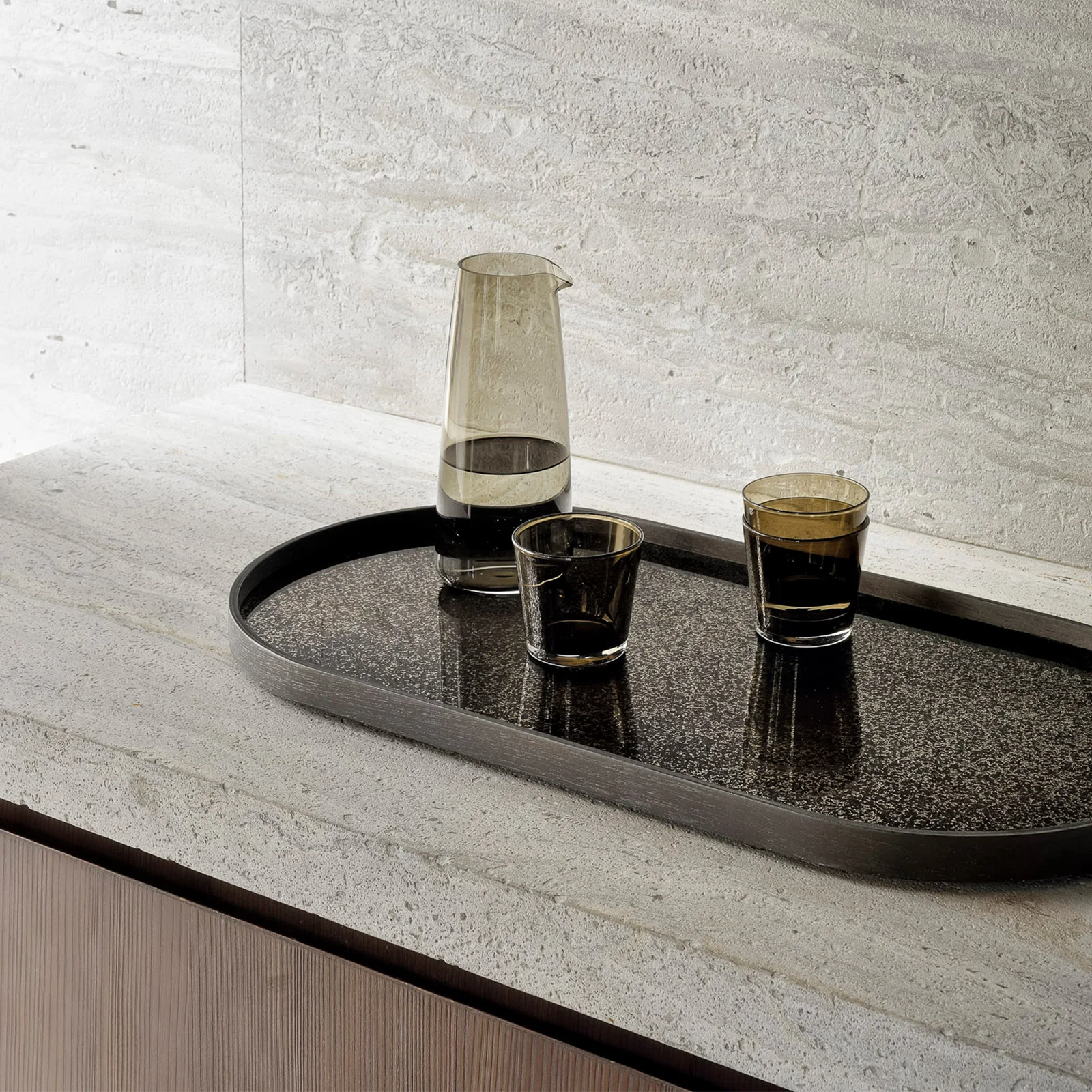 Aged Mirror Tray | Bronze (71cm) - Image 4