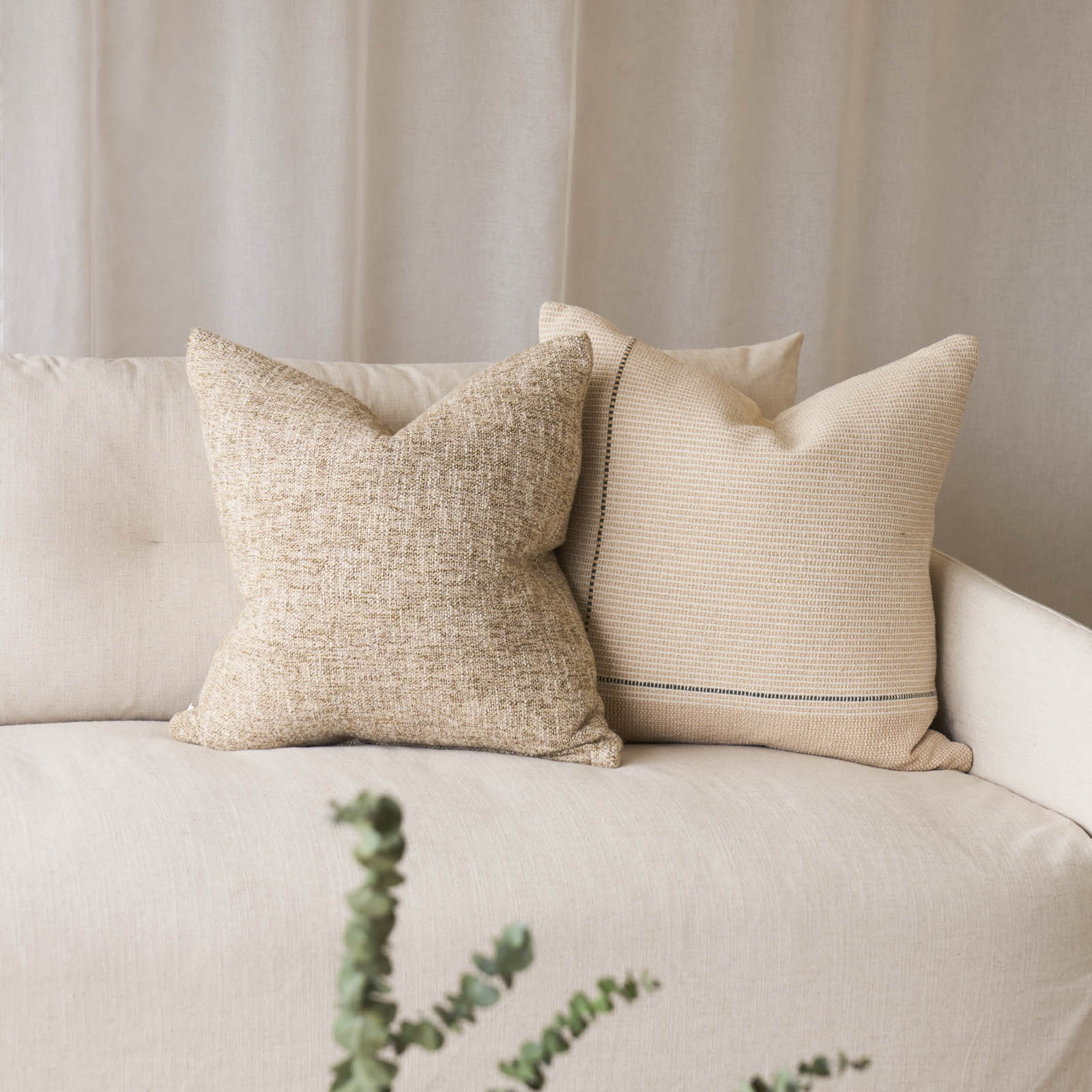 Akemi Cushion | Camel (55 x 55cm) - Image 3