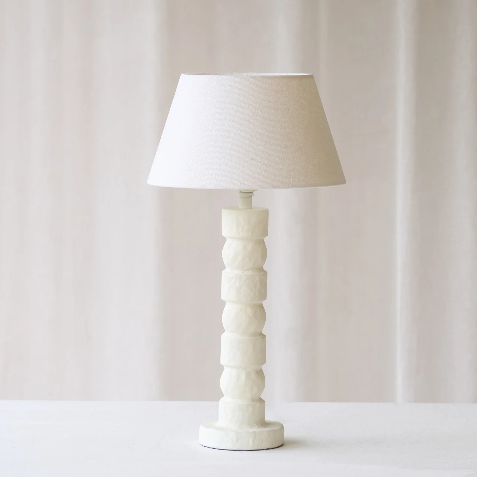 Akti Table Lamp | Cream (43cm) - Image 4