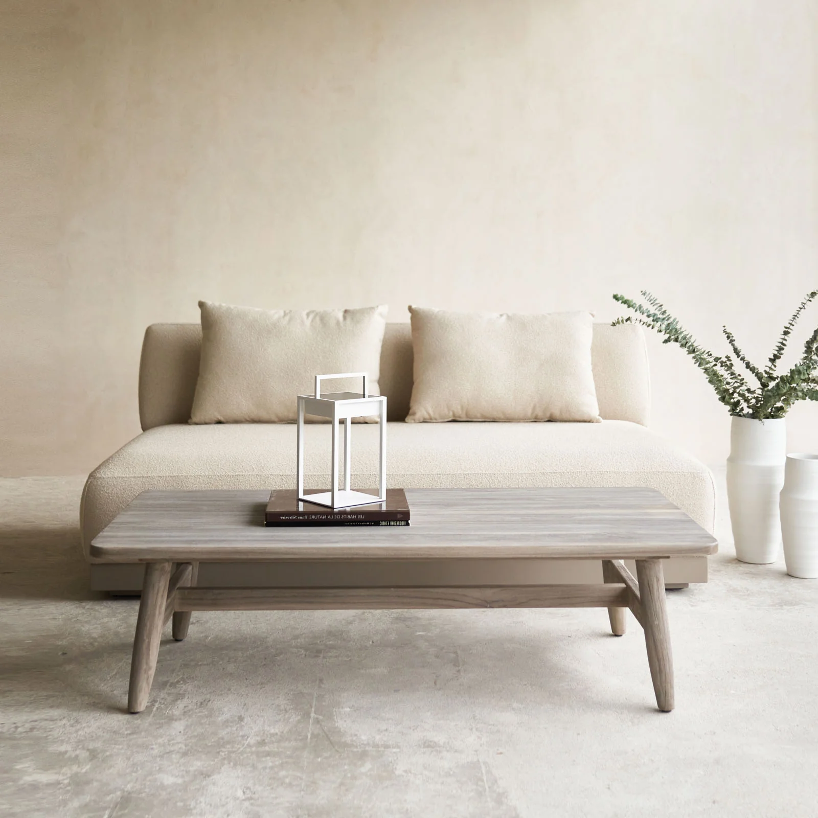Amalfi Outdoor Sofa | 2 Seater Taupe Frame - Sand (166cm) - Image 6