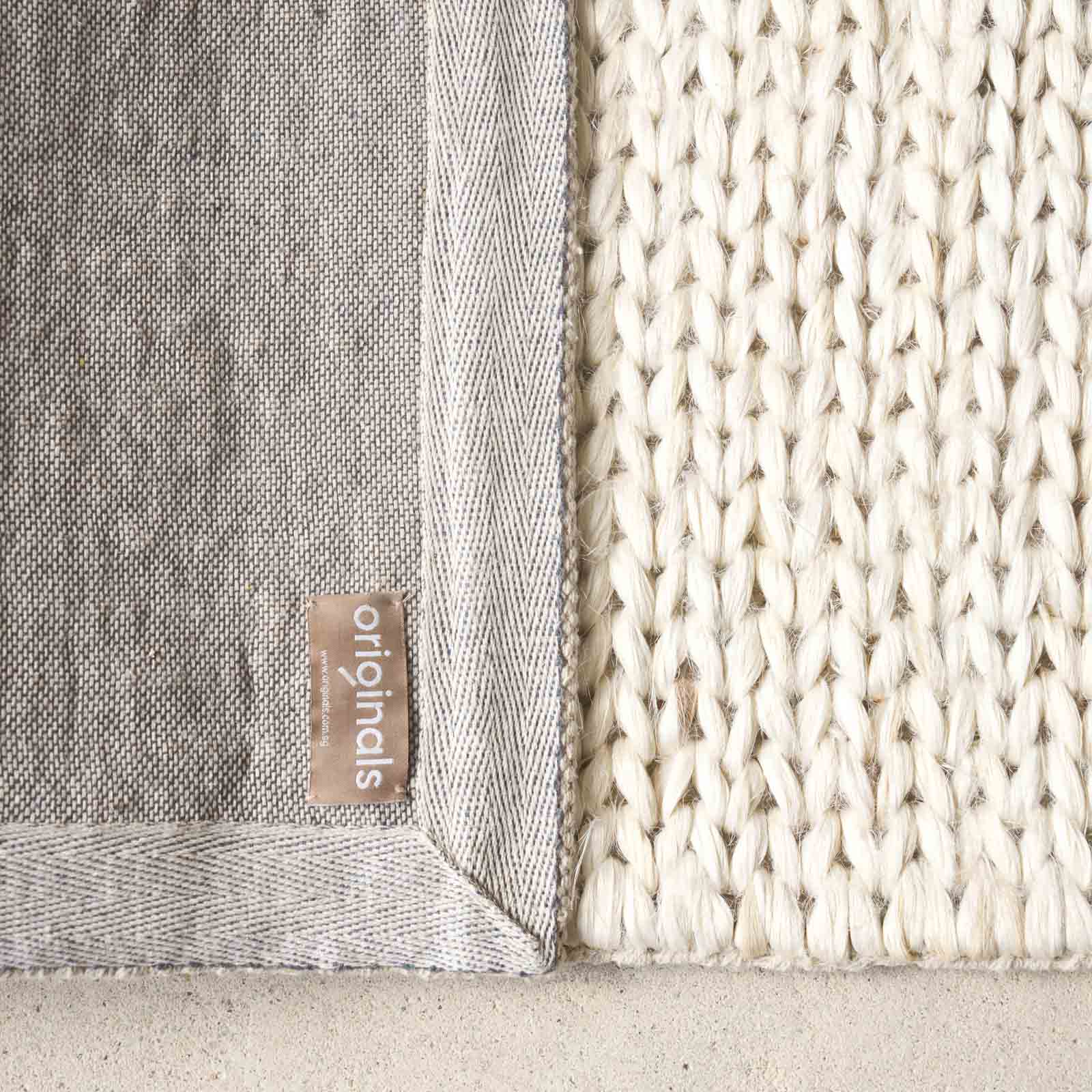 Andrea Large Knot Hemp Rug | White - Image 4