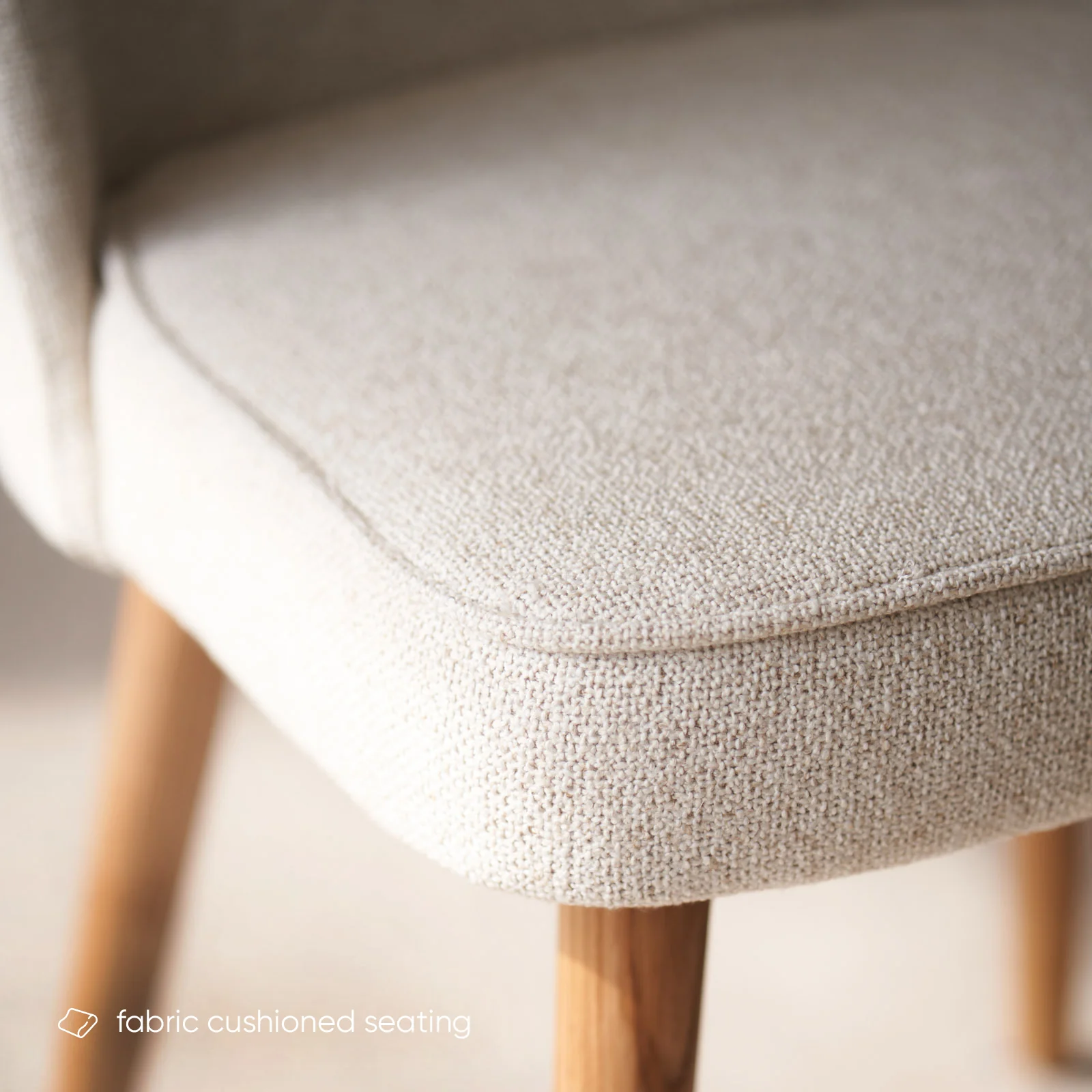 Andy Dining Chair | Oak - Wheat - Image 2