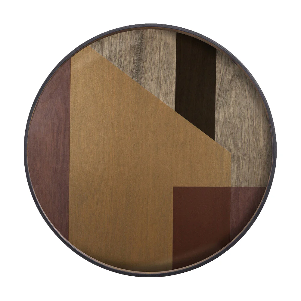 Angle Tray | Glass - Round (92cm)