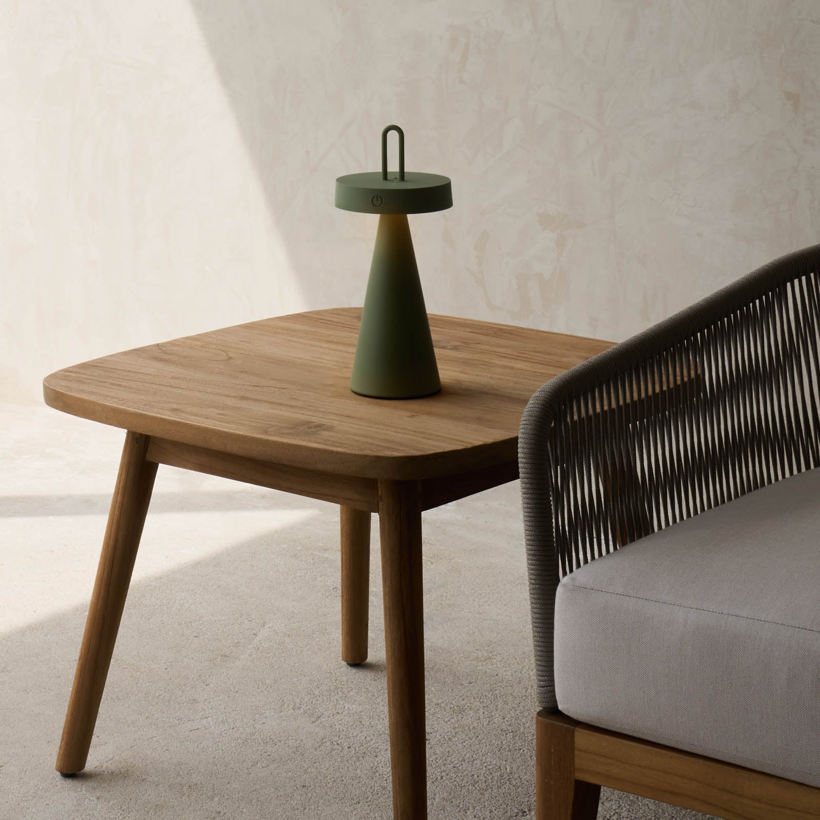 Ankenta Outdoor LED Table Lamp | Olive - Image 4