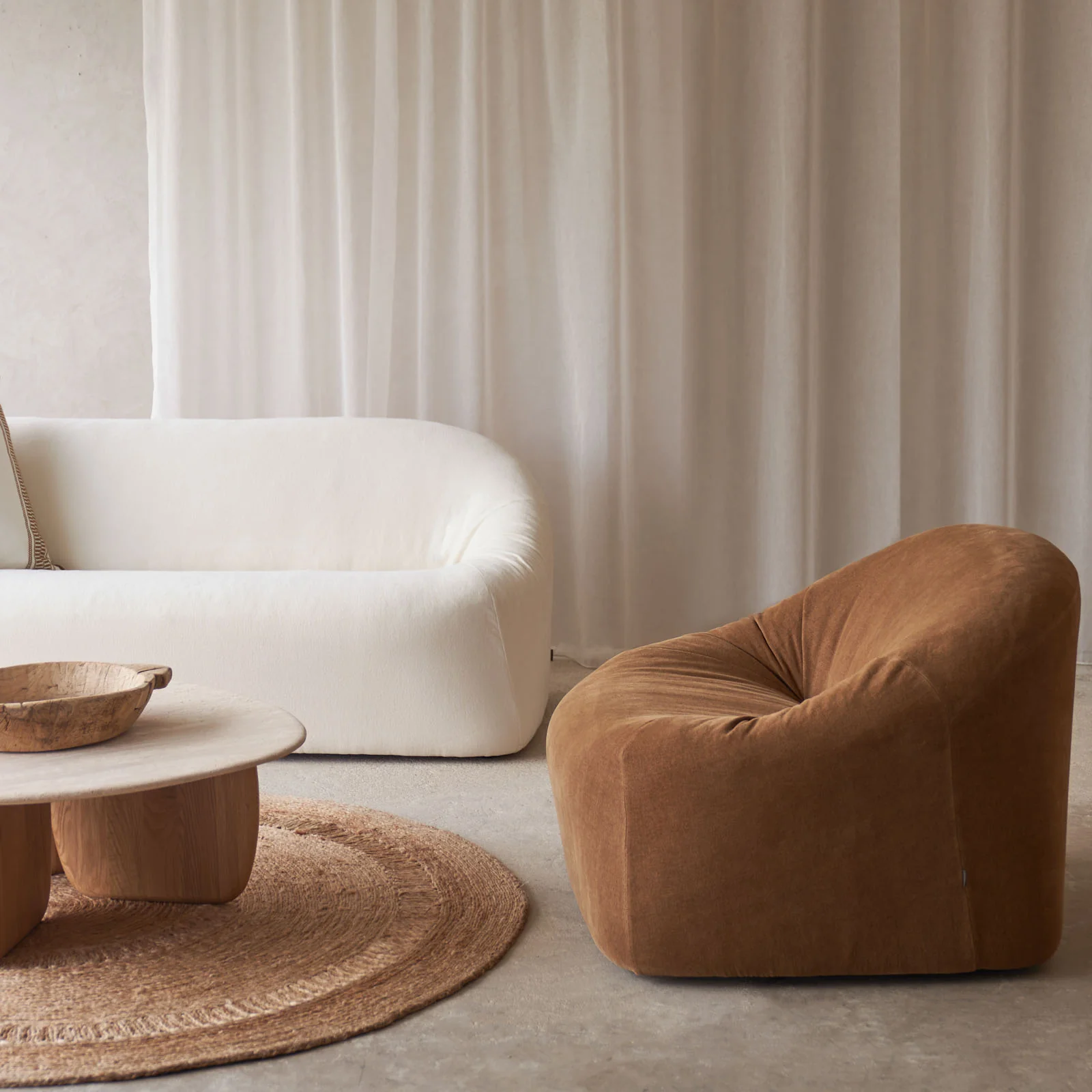 Arbor Fabric Armchair | Auric (95cm) - Image 3