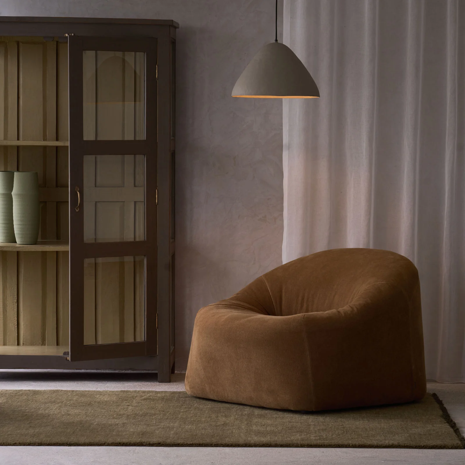Arbor Fabric Armchair | Auric (95cm) - Image 4