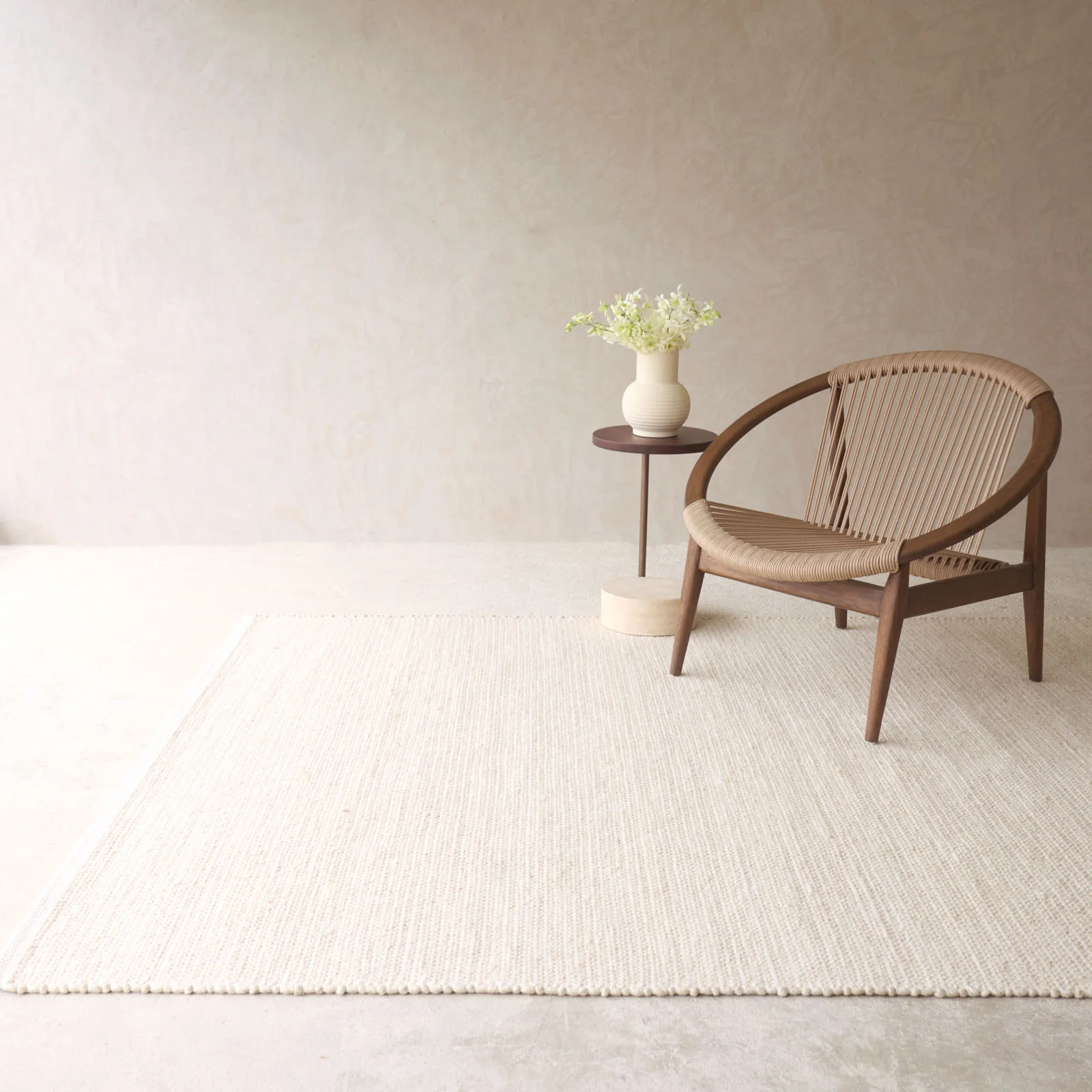 Arid Wool Rug | Latte - Image 5