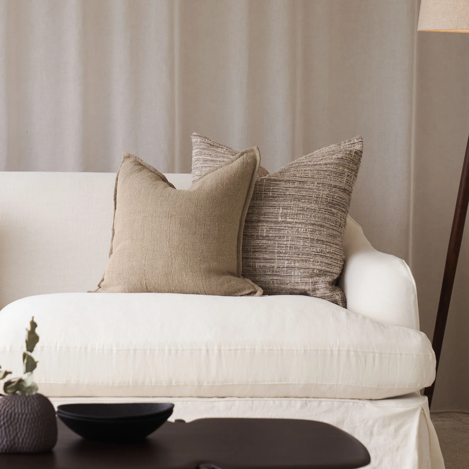 Ashford Cushion | Taupe (60 x 60cm) - Image 4