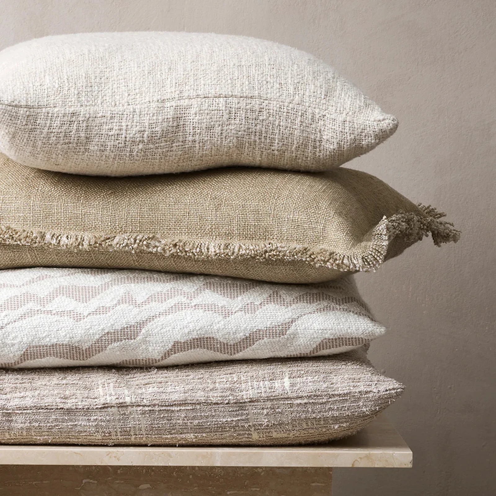 Aspen Cushion | Sand (55 x 55cm) - Image 3