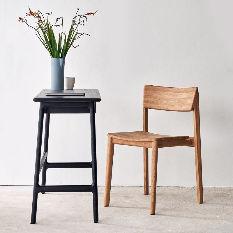 Author Desk | Oak - Black - Image 3