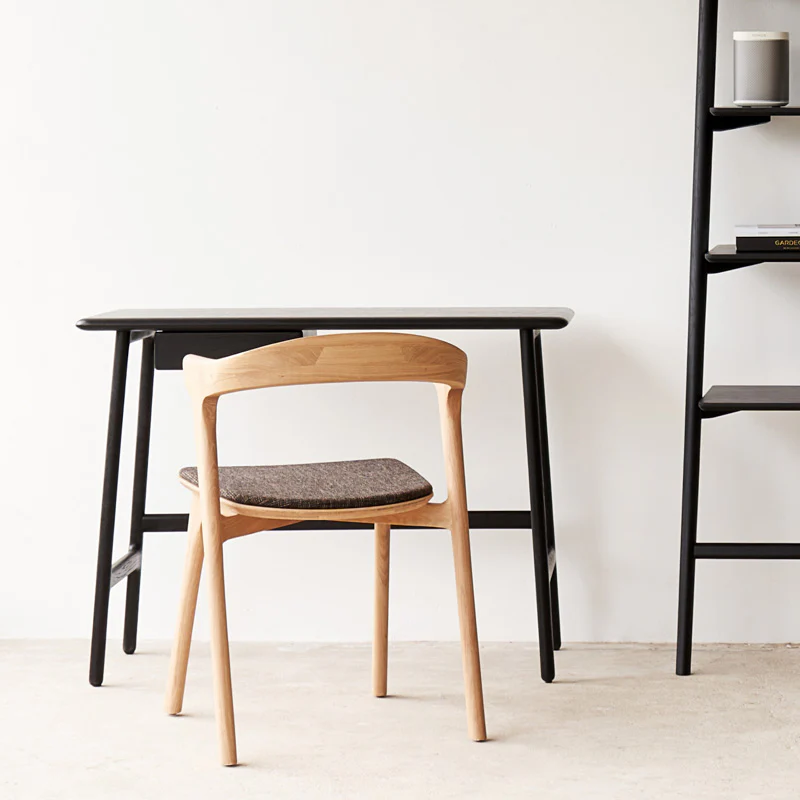 Author Desk | Oak - Black - Image 5