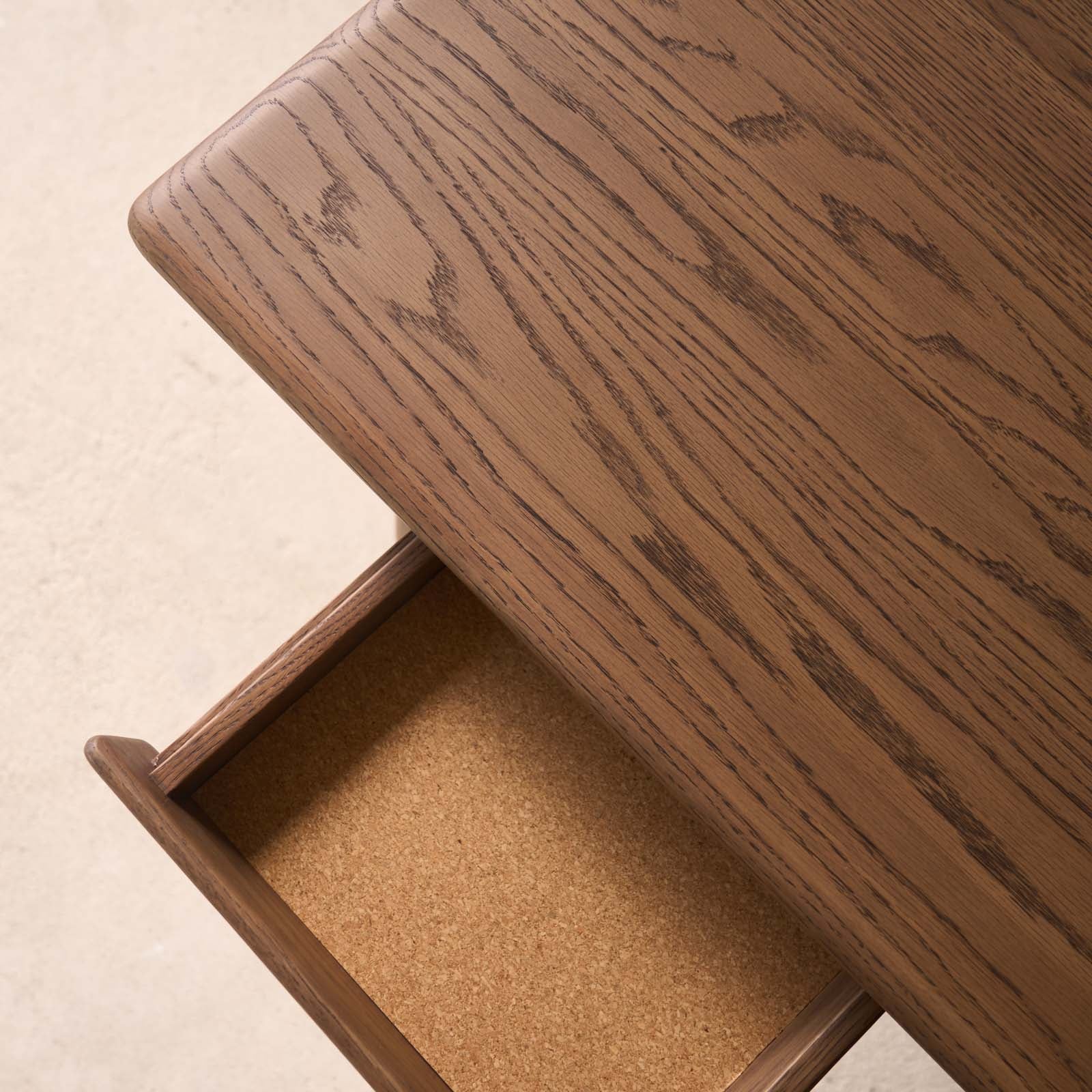 Author Desk | Oak - Latte - Image 5