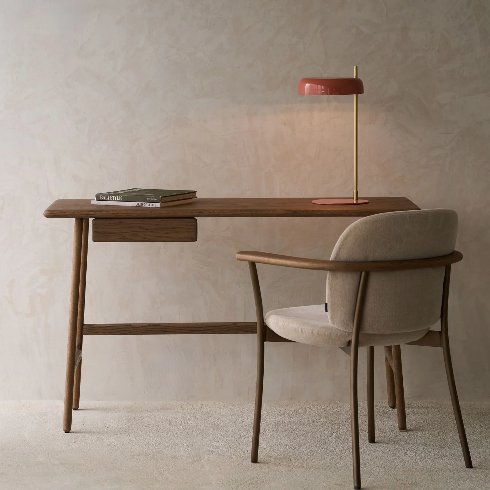 Author Desk | Oak - Latte - Image 7