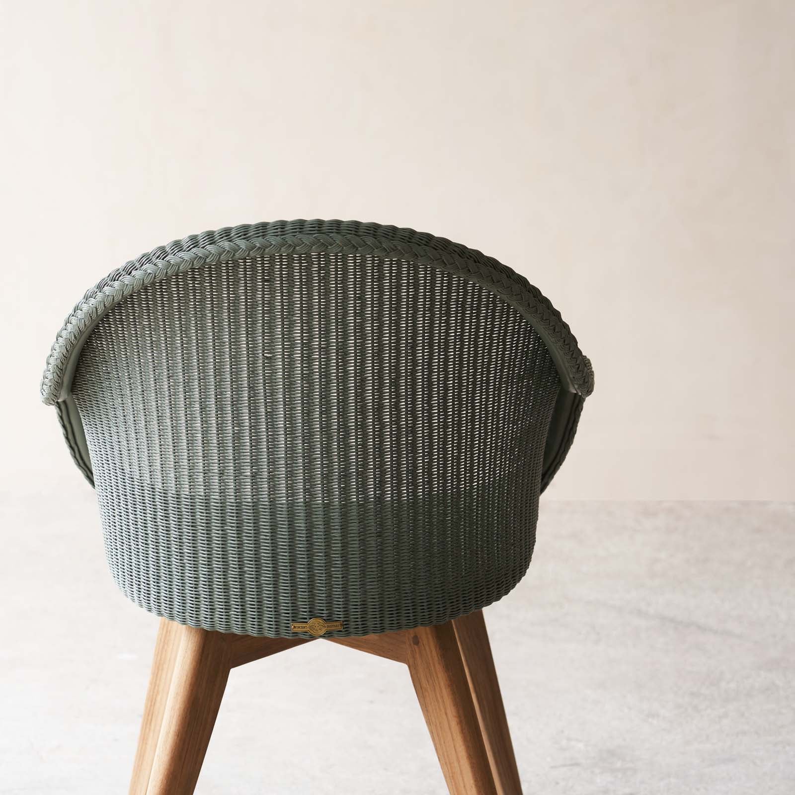 Avril Dining Chair | Teak - Dusty Green - Image 4