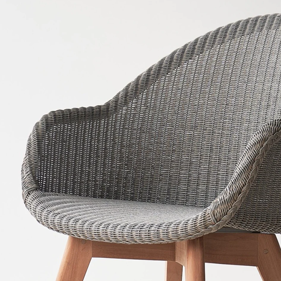 Avril Dining Chair | Teak - Grey Wash - Image 4