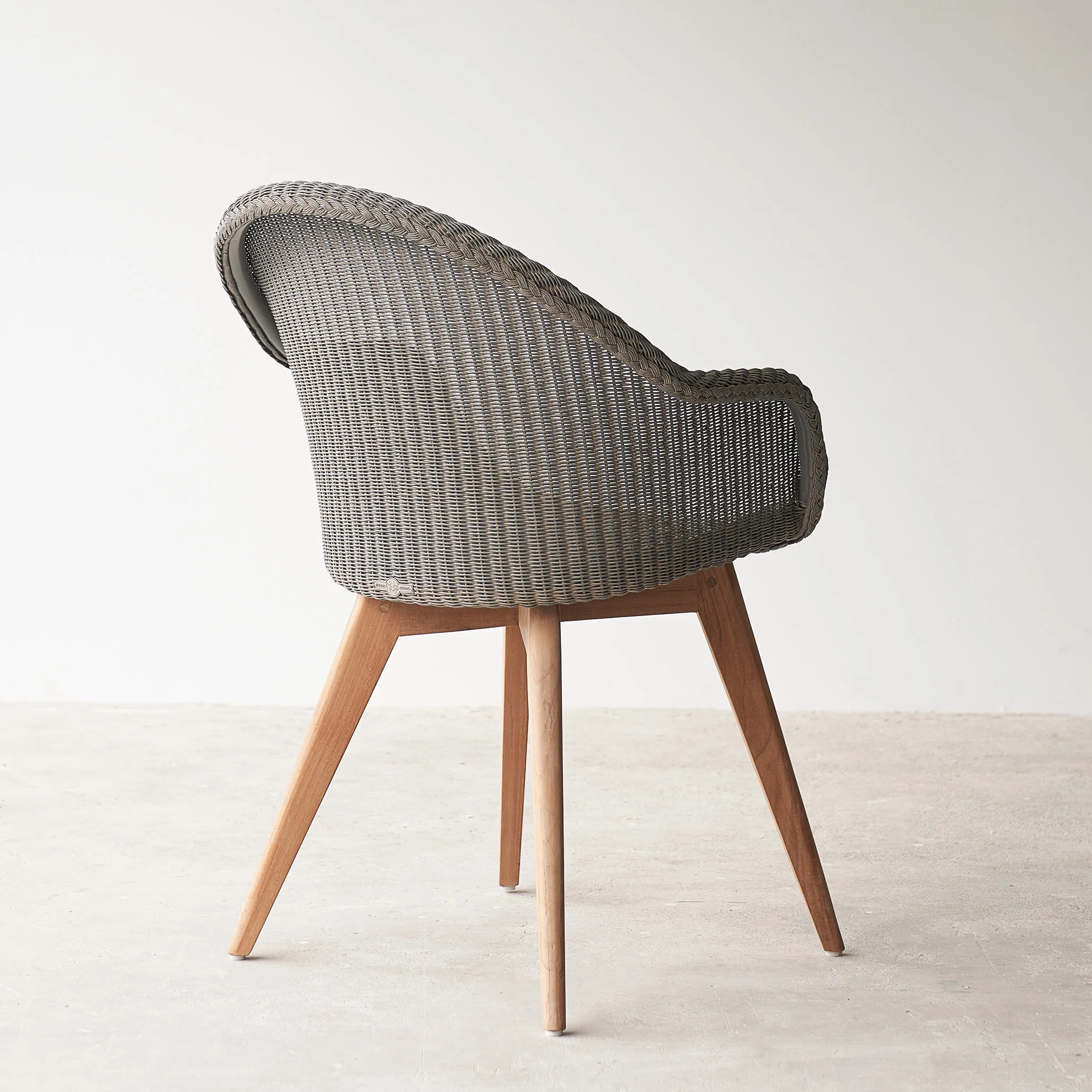 Avril Dining Chair | Teak - Grey Wash - Image 5