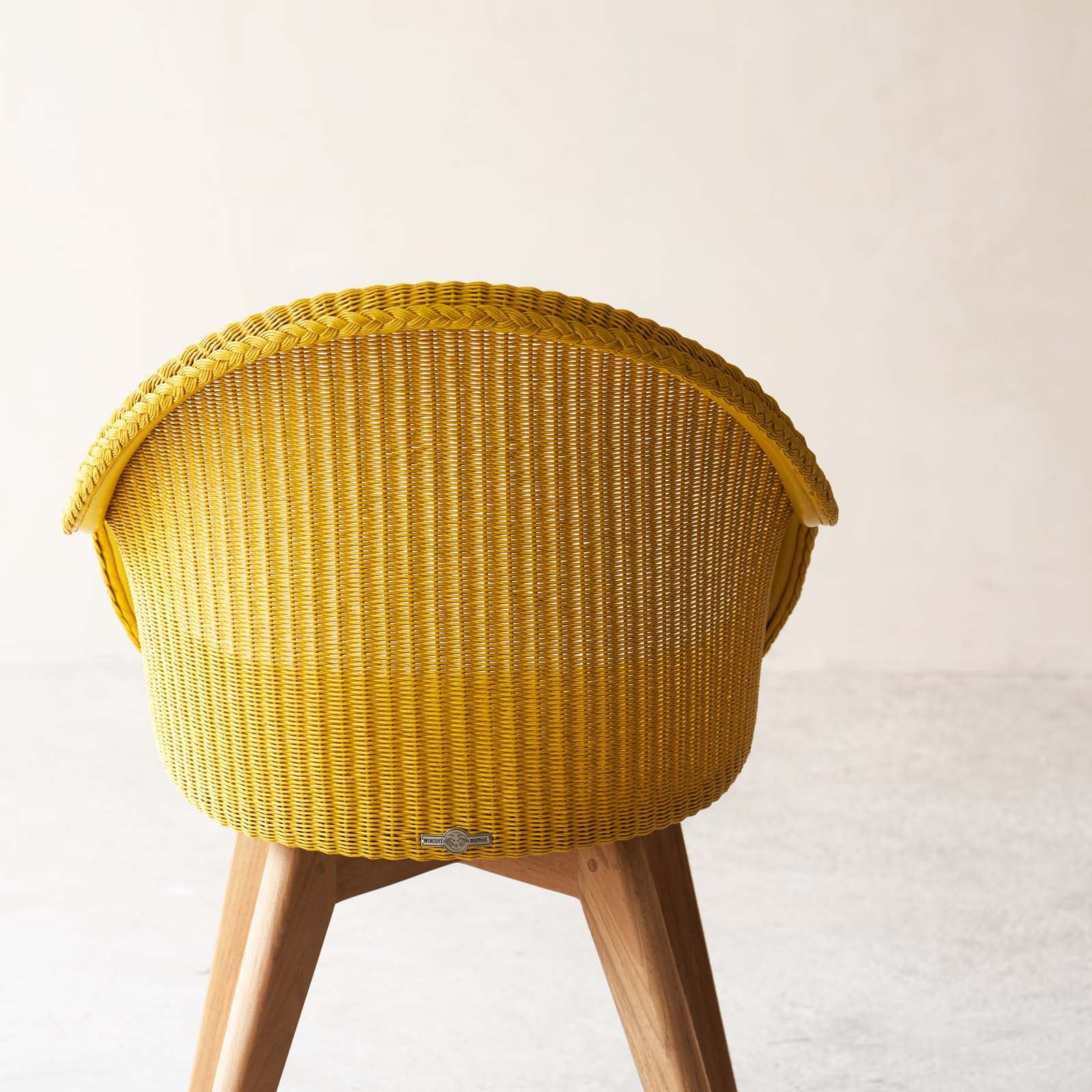 Avril Dining Chair | Teak - Yellow - Image 6
