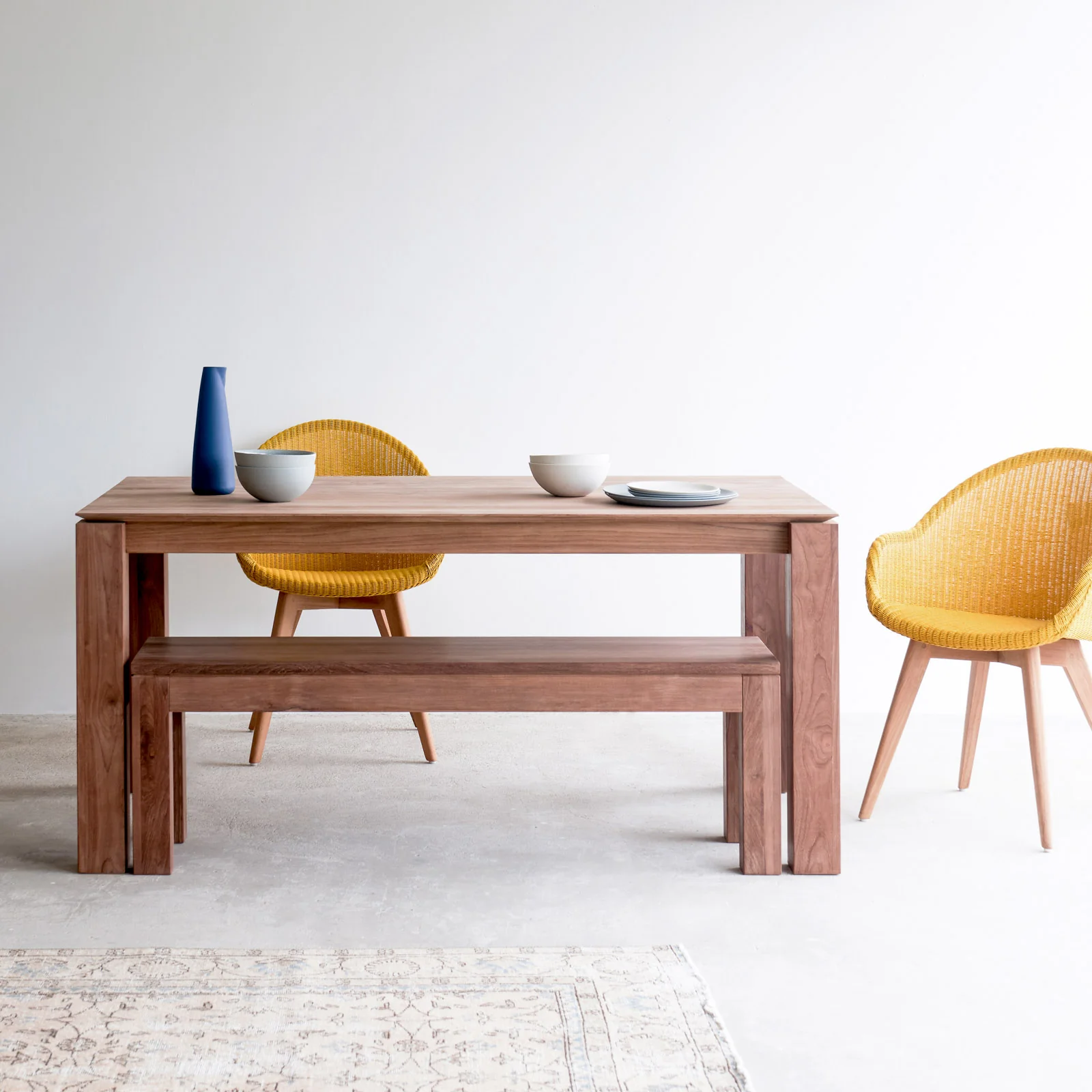 Avril Dining Chair | Teak - Yellow - Image 8
