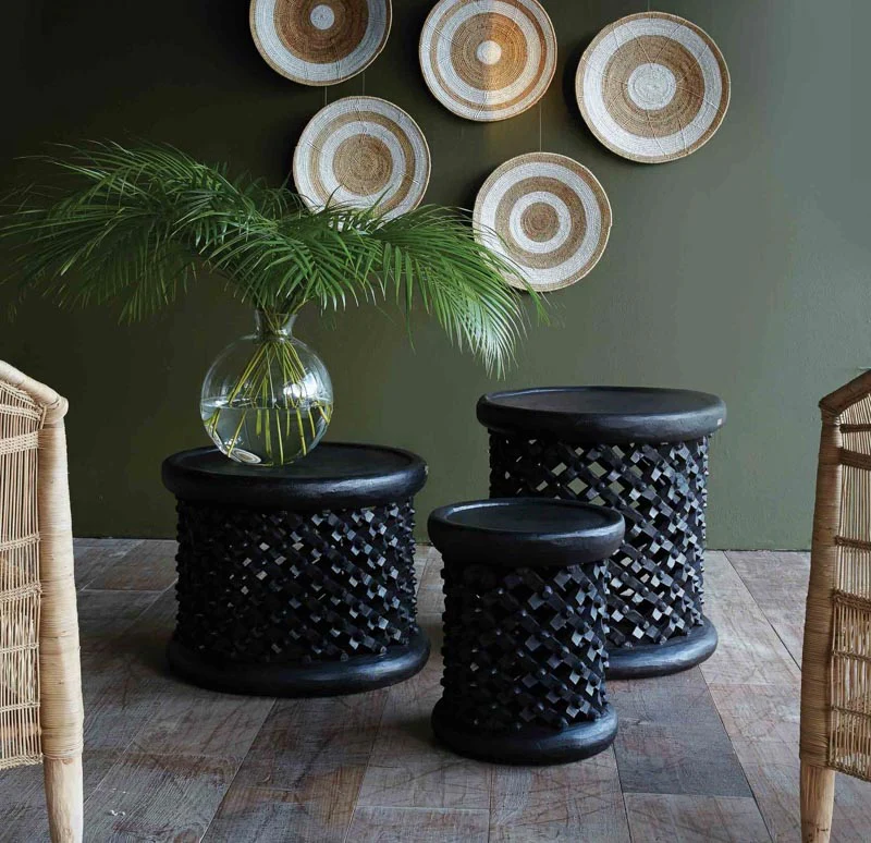 Bamileke Coffee Table | Black - Image 3
