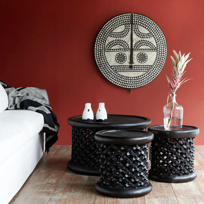 Bamileke Coffee Table | Black - Image 4