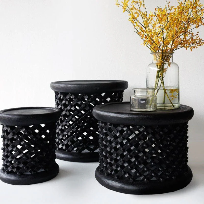 Bamileke Coffee Table | Black - Image 5