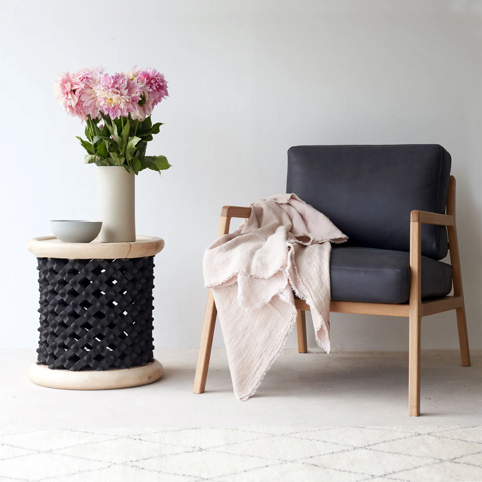 Bamileke Coffee Table | Black Natural - Image 5