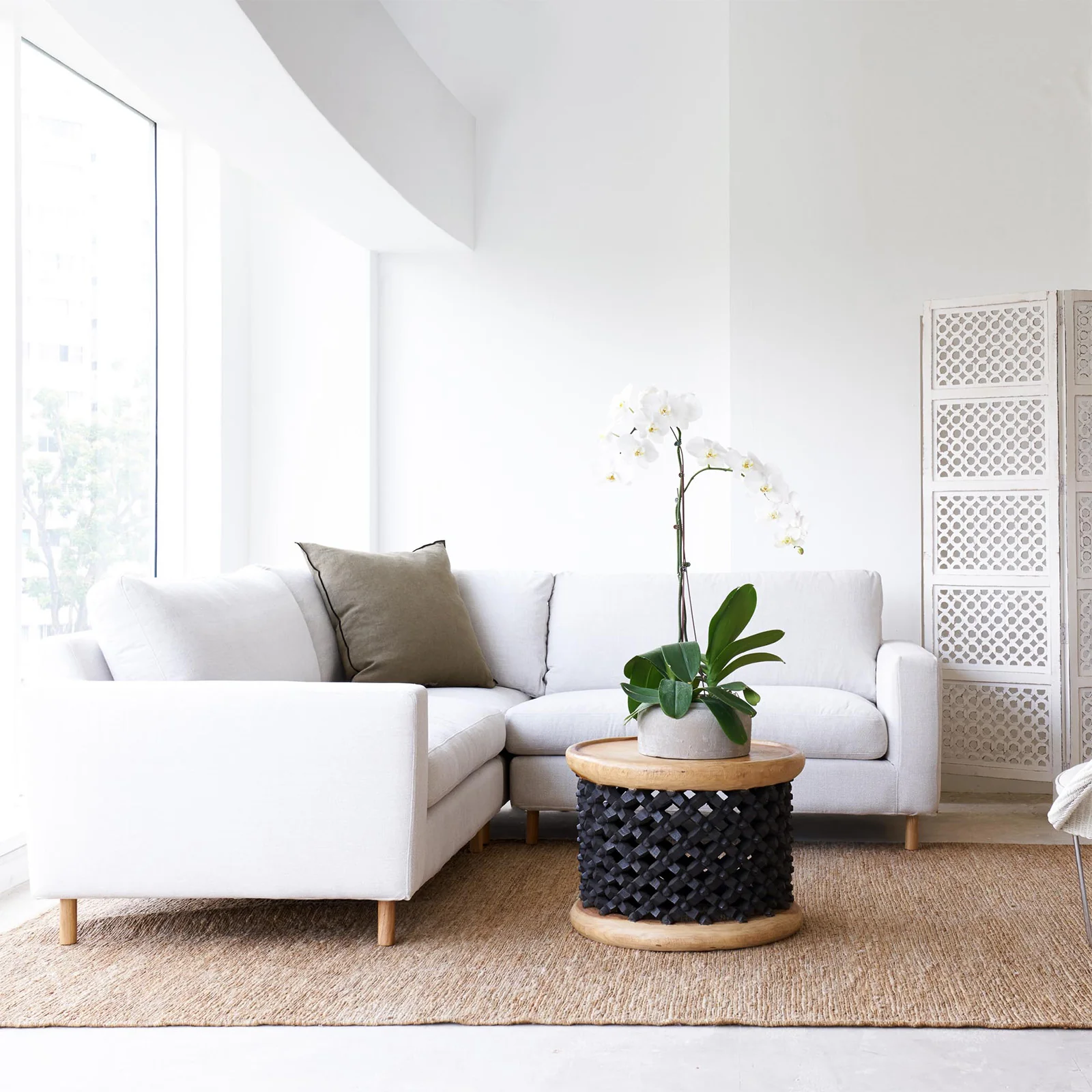 Bamileke Coffee Table | Black Natural - Image 6