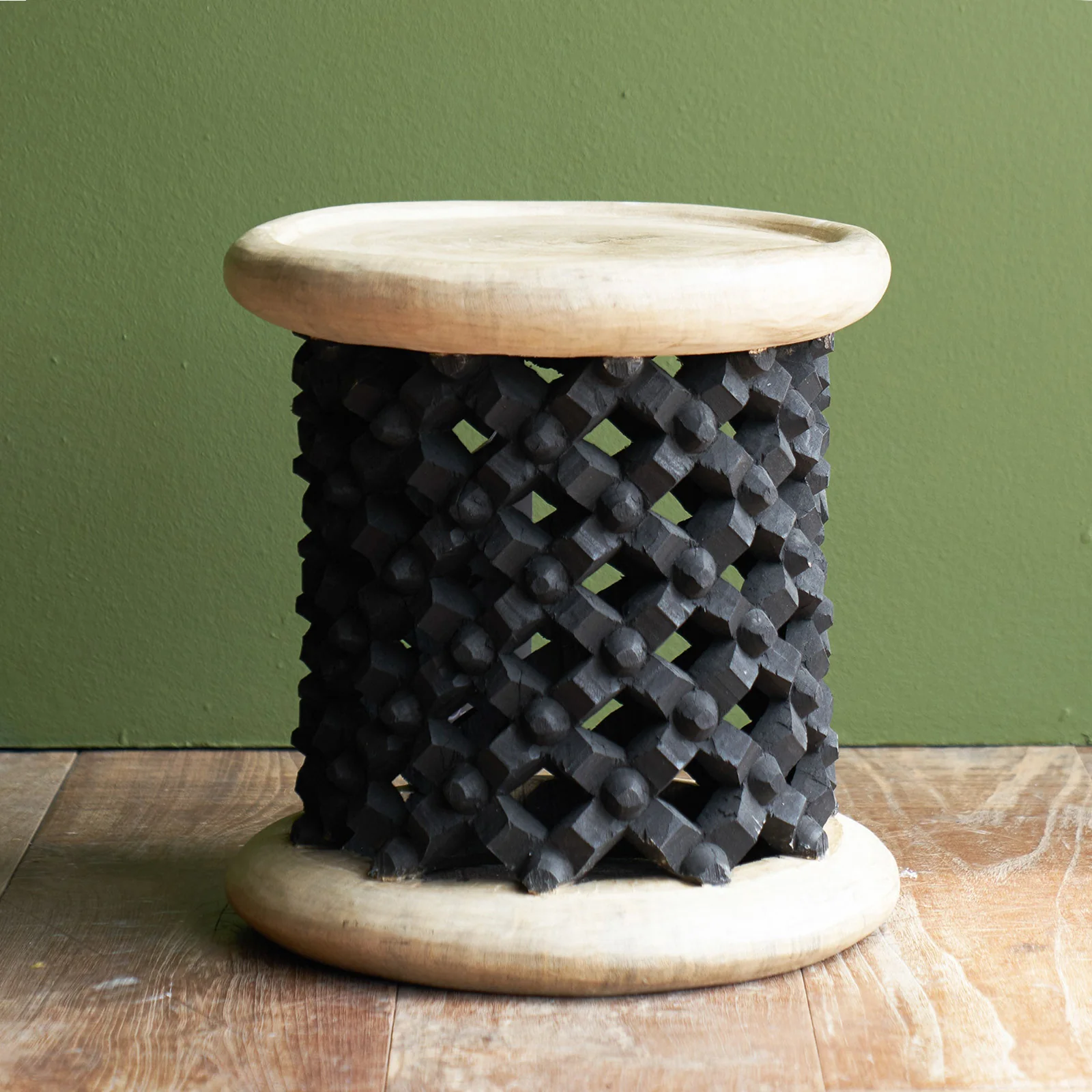 Bamileke Coffee Table | Black Natural - Image 7