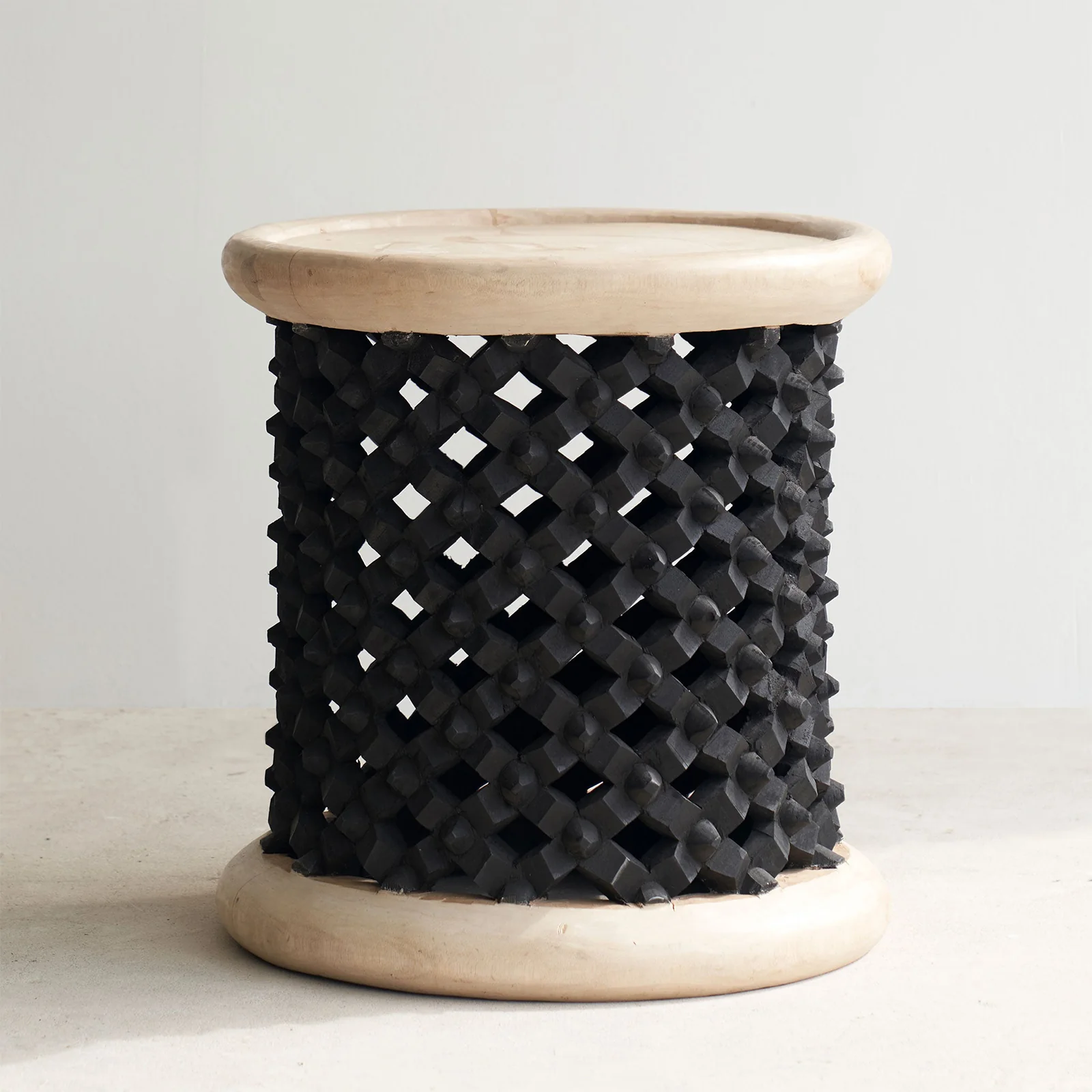 Bamileke Stool | Black Natural - Image 3
