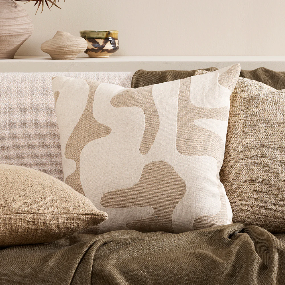 Bennett Cushion | Almond (50 x 50cm) - Image 4
