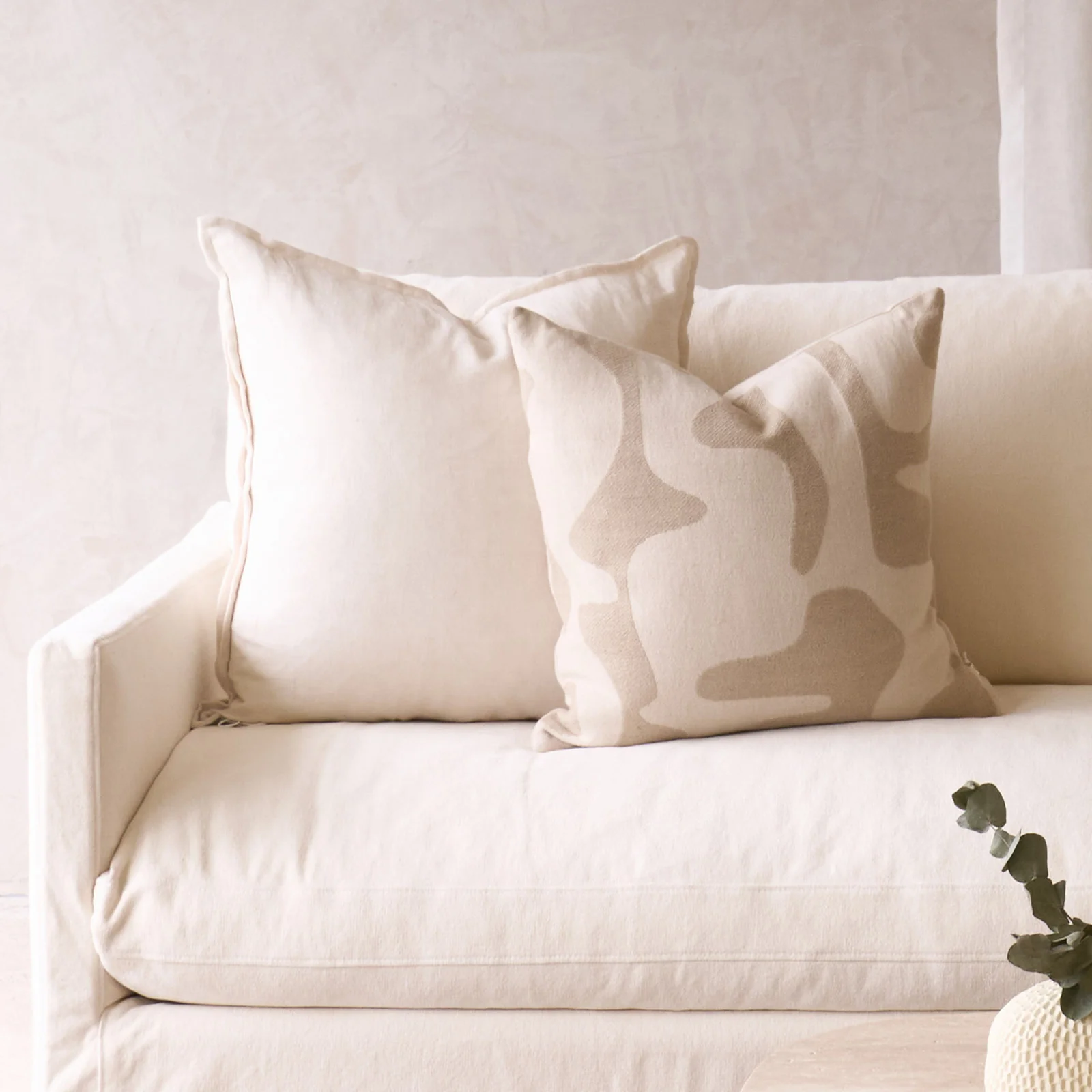 Bennett Cushion | Almond (50 x 50cm) - Image 5