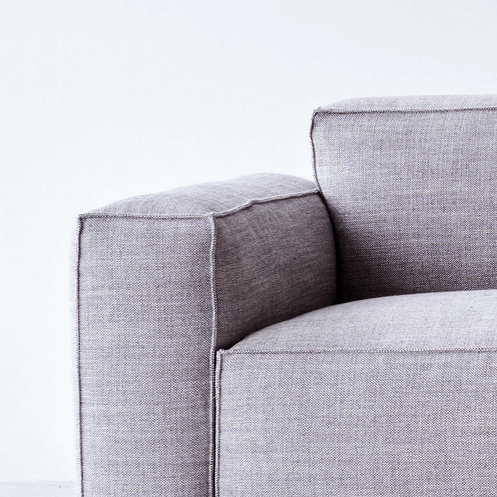 Baker Modular Sofa | Bespoke Fabric & Leather (238cm) - Image 6