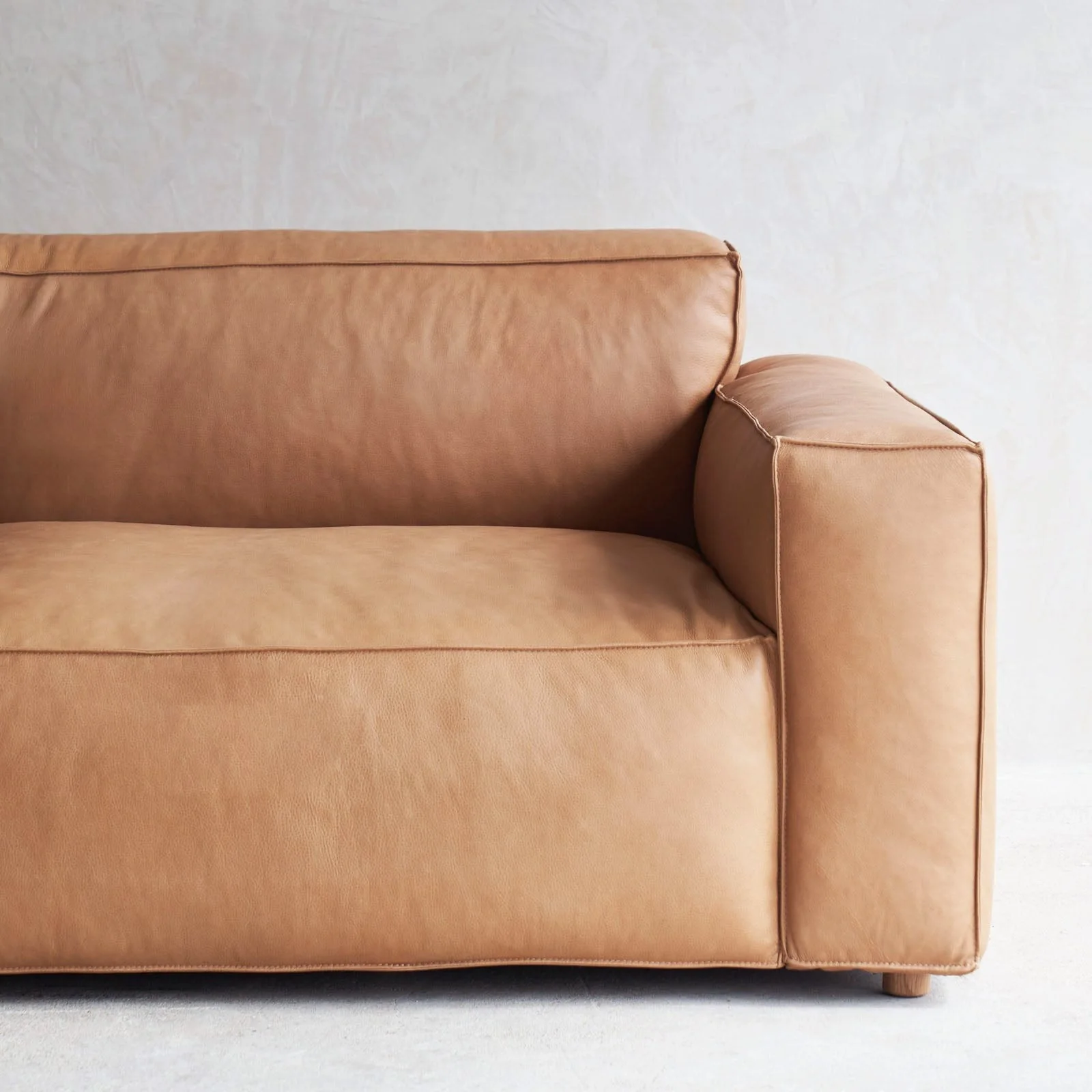 Baker Modular Sofa | Bespoke Fabric & Leather (238cm) - Image 8