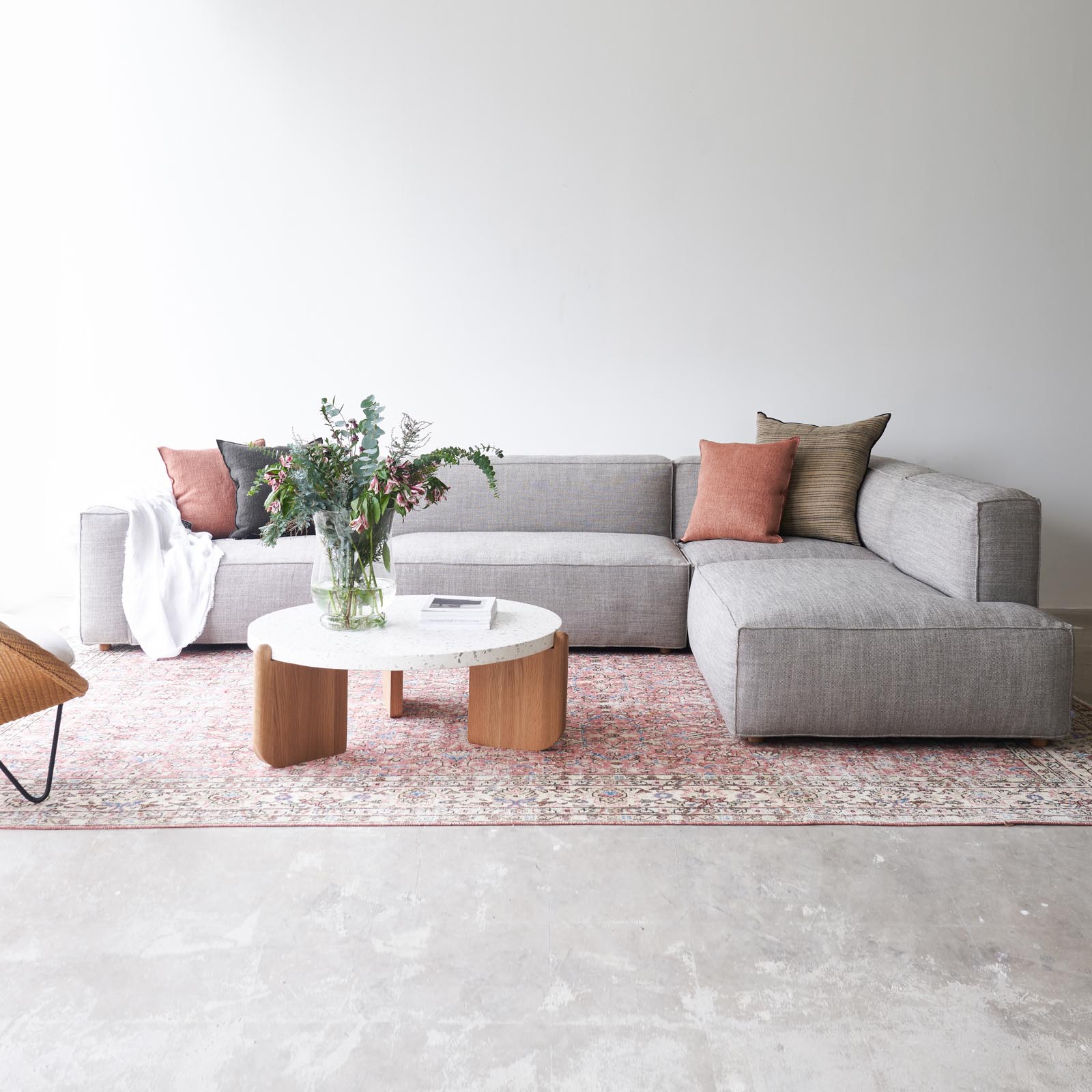 Baker L Shape Sofa | Bespoke Fabric (341cm) - Image 3