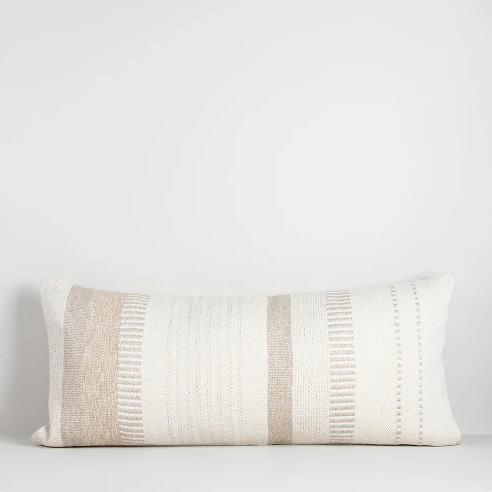 Bettie Lumbar Cushion | Oatmeal (40 x 90cm) - Image 2