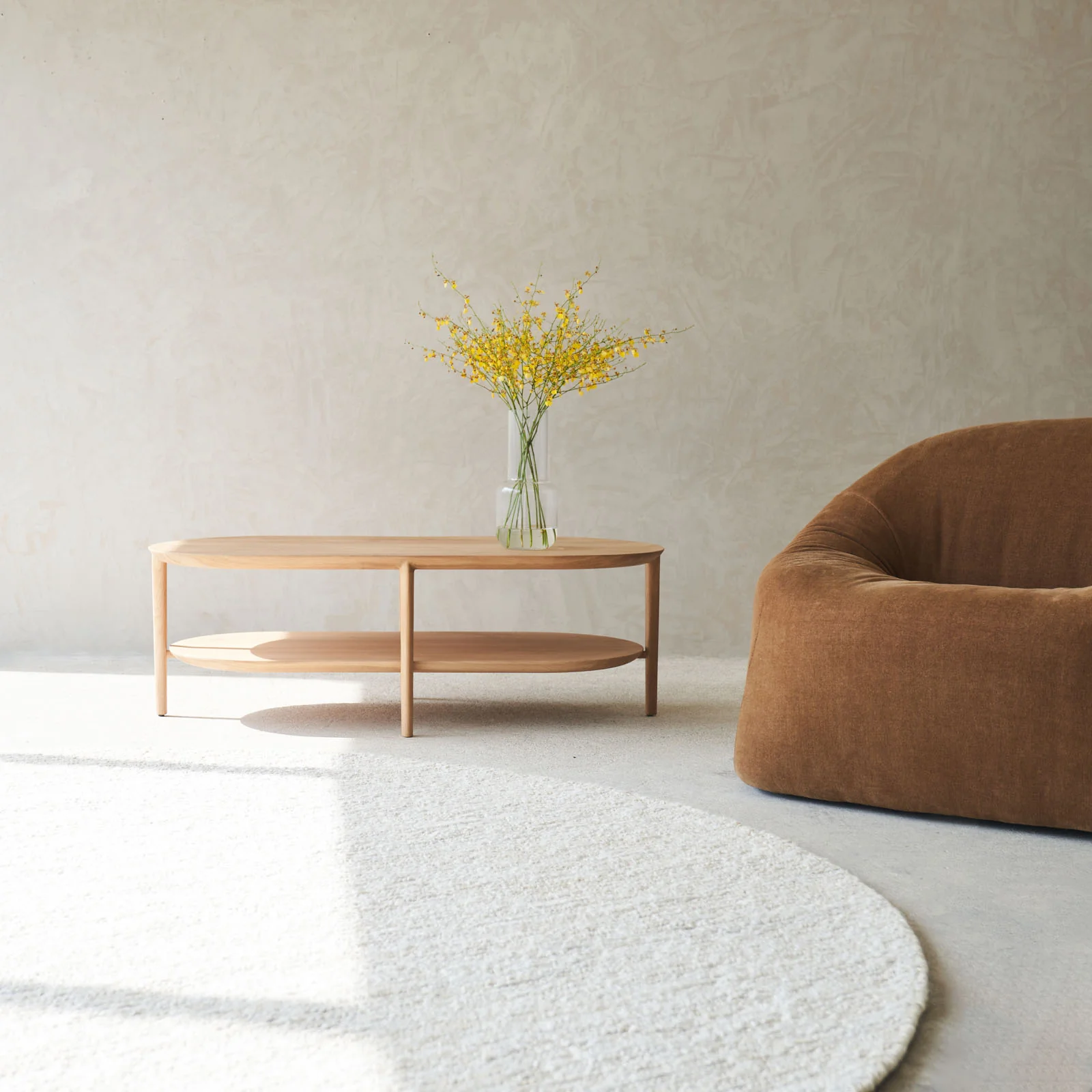 Bok Coffee Table | Oak (120cm) - Image 8