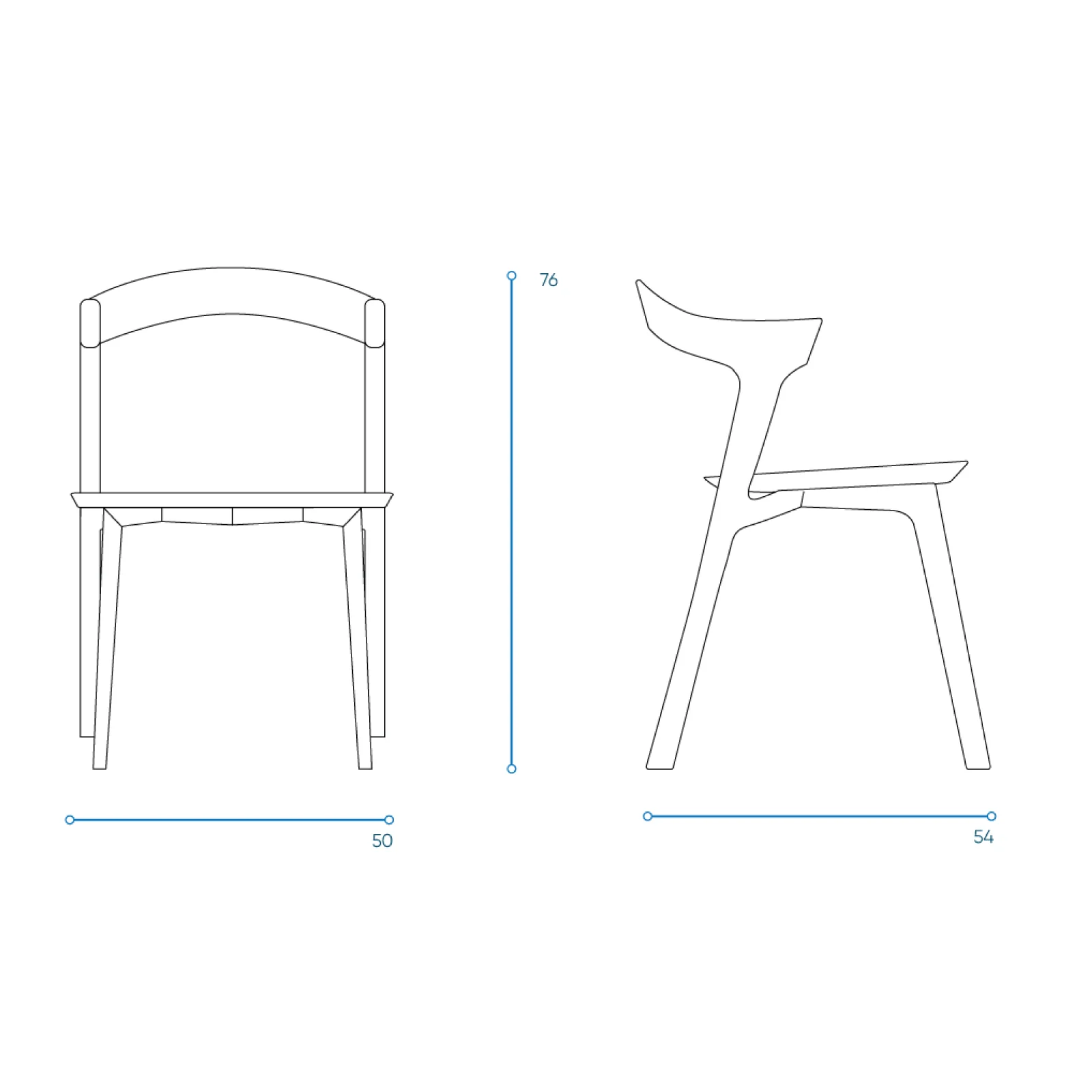 Bok Dining Chair | Natural Oak - Image 12