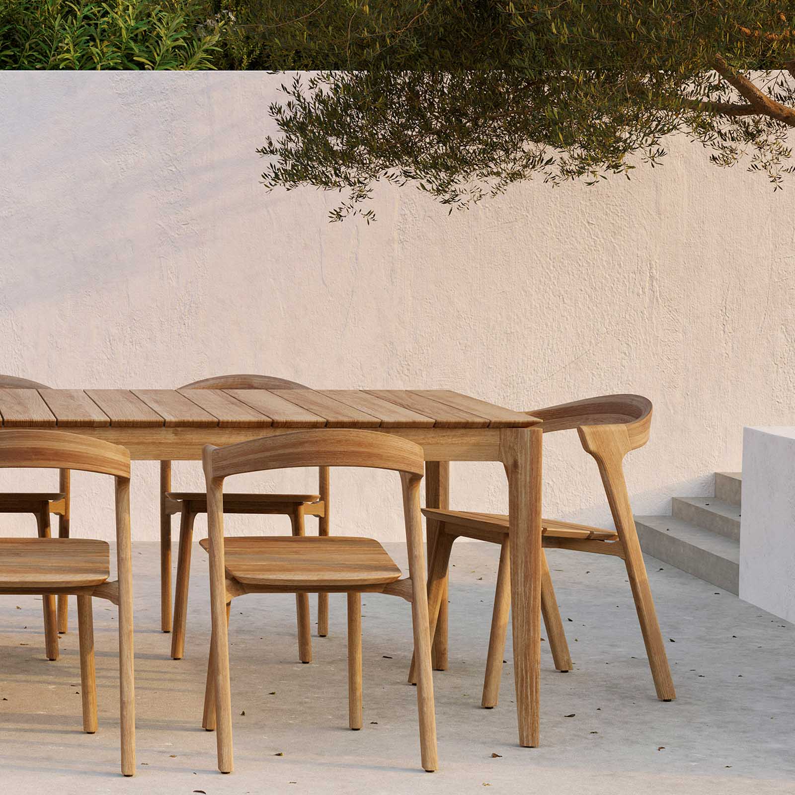 Bok Outdoor Dining Table | Teak - Image 4