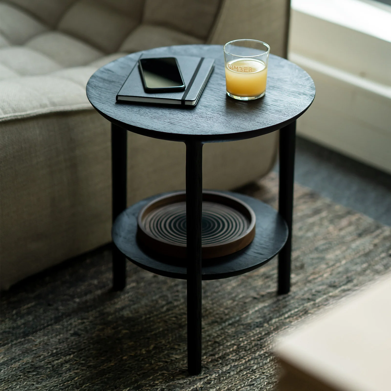Bok Side Table | Black (43cm) - Image 7