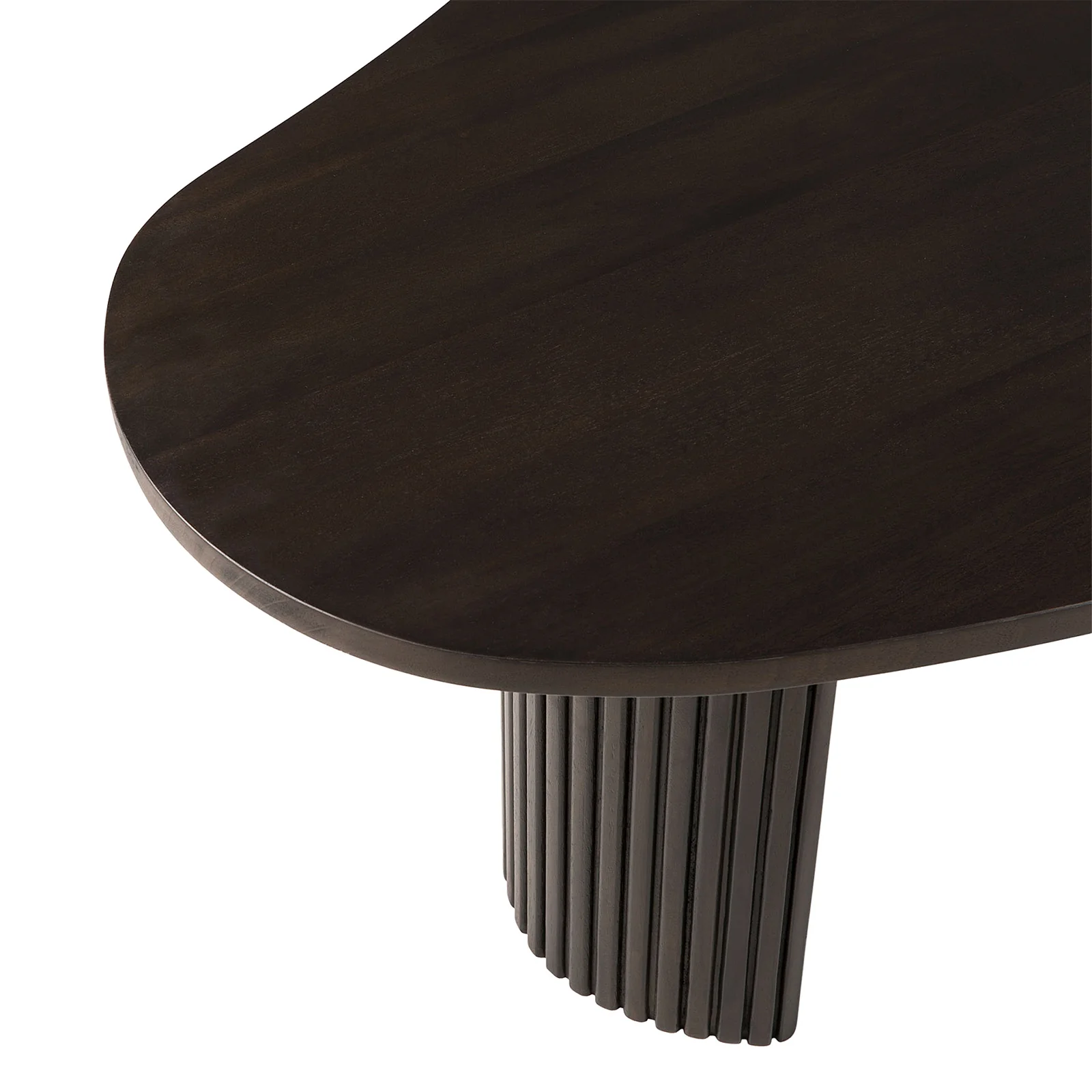 Boomerang Coffee Table | Mahogany - Dark Brown - Image 4