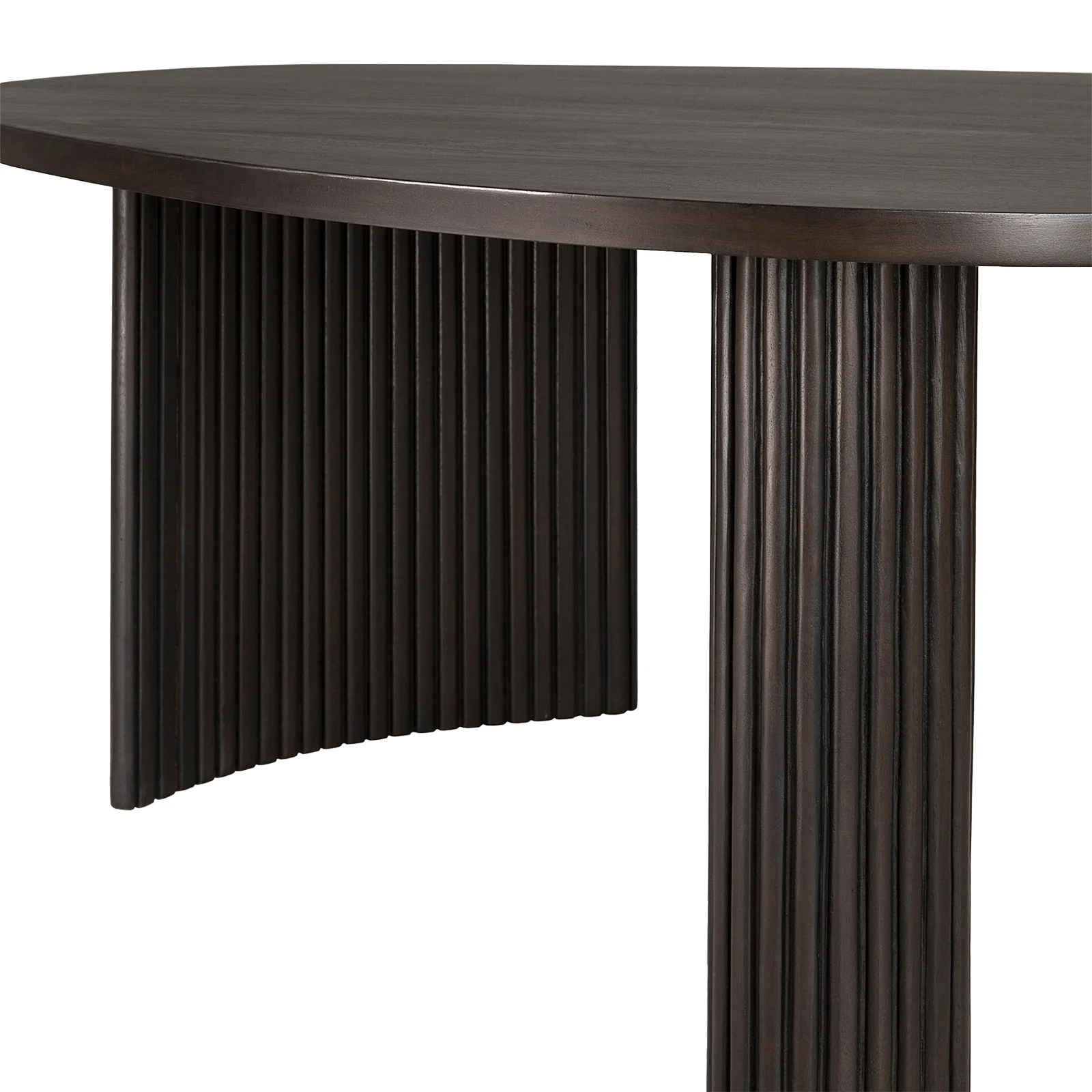 Boomerang Coffee Table | Mahogany - Dark Brown - Image 5