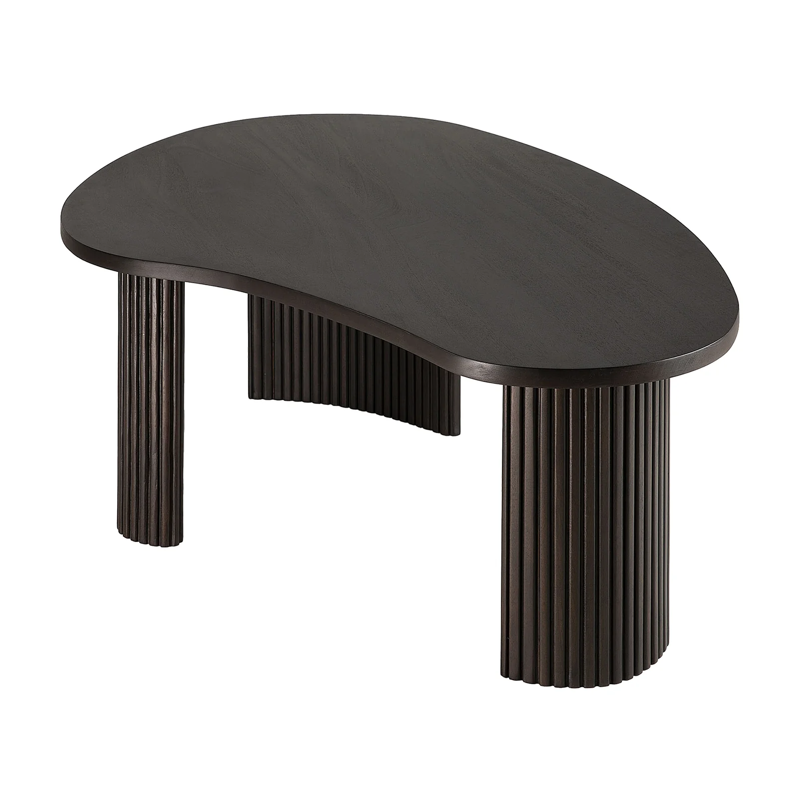 Boomerang Coffee Table | Mahogany - Dark Brown - Image 7