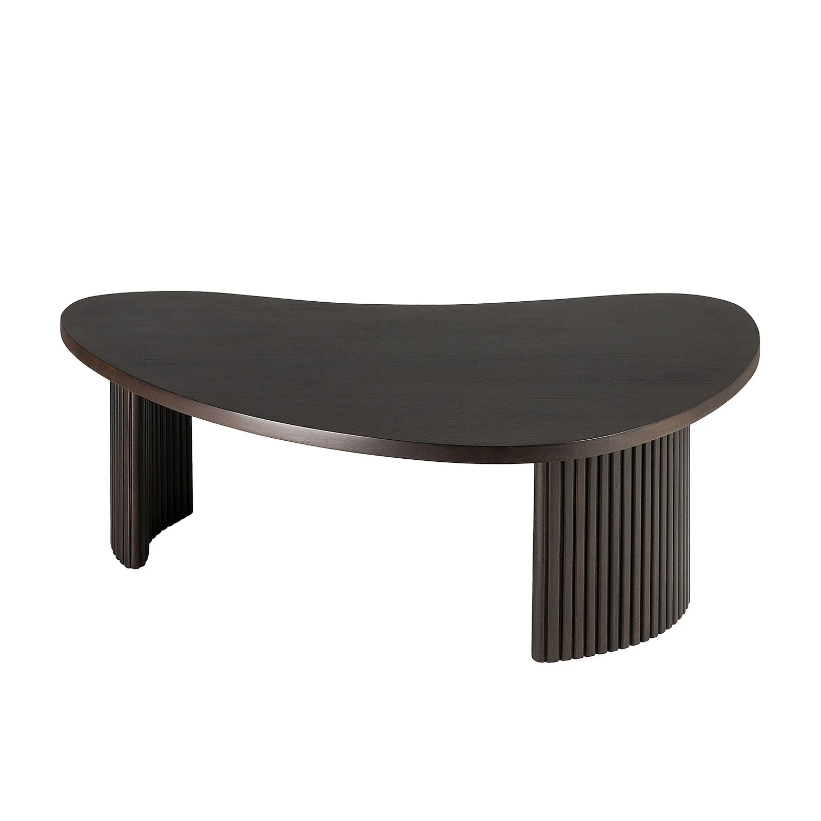 Boomerang Coffee Table | Mahogany - Dark Brown - Image 8