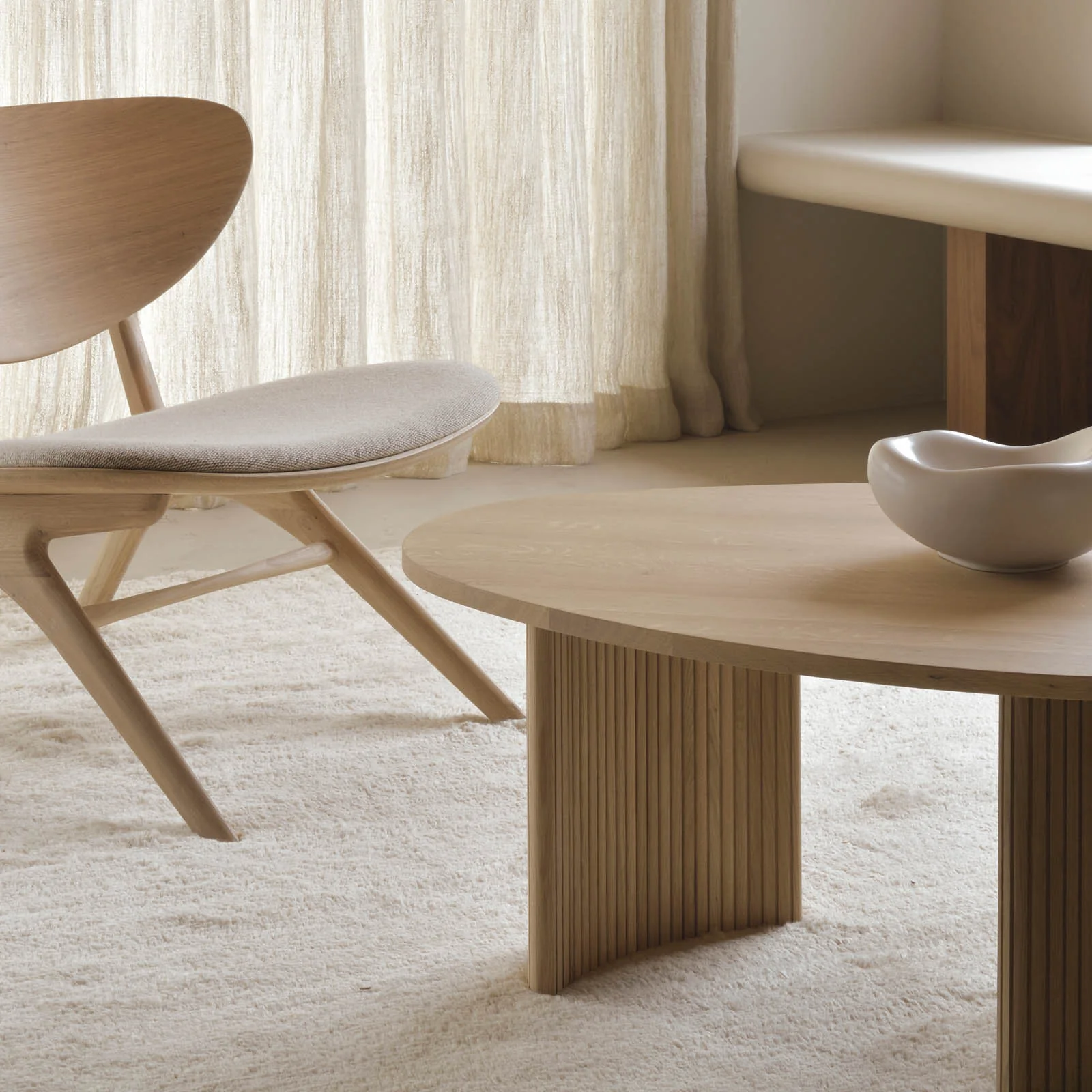 Boomerang Coffee Table | Oak - Image 13
