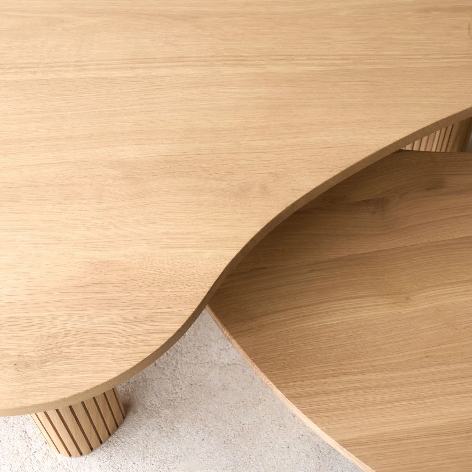 Boomerang Coffee Table | Oak - Image 4