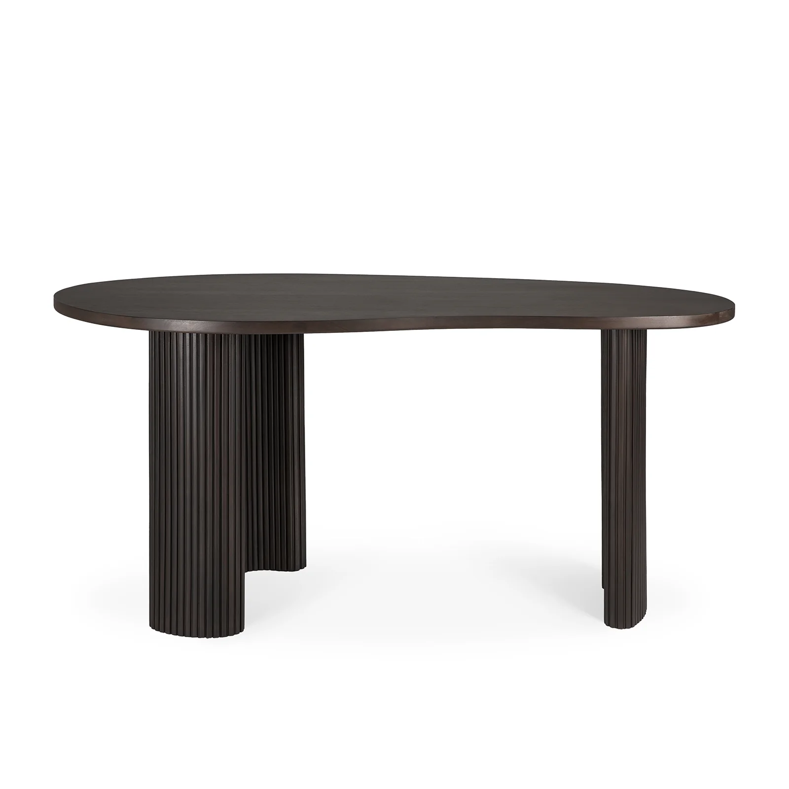 Boomerang Desk | Mahogany - Dark Brown - Image 6