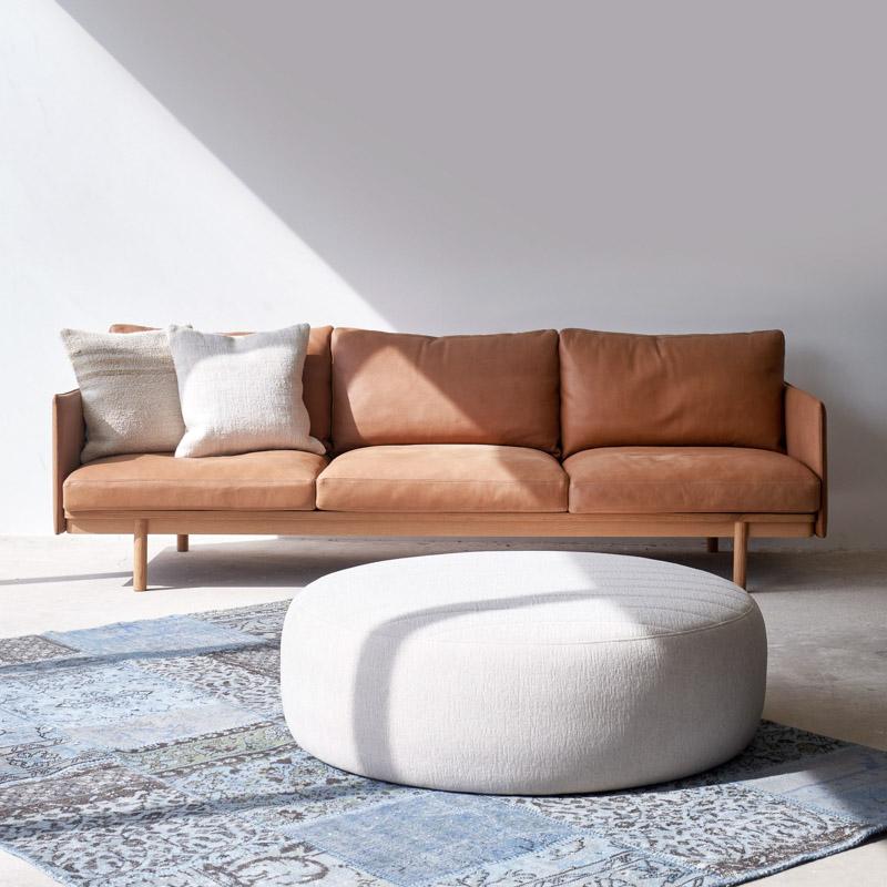 Brie Ottoman | Bespoke Fabric - Image 5