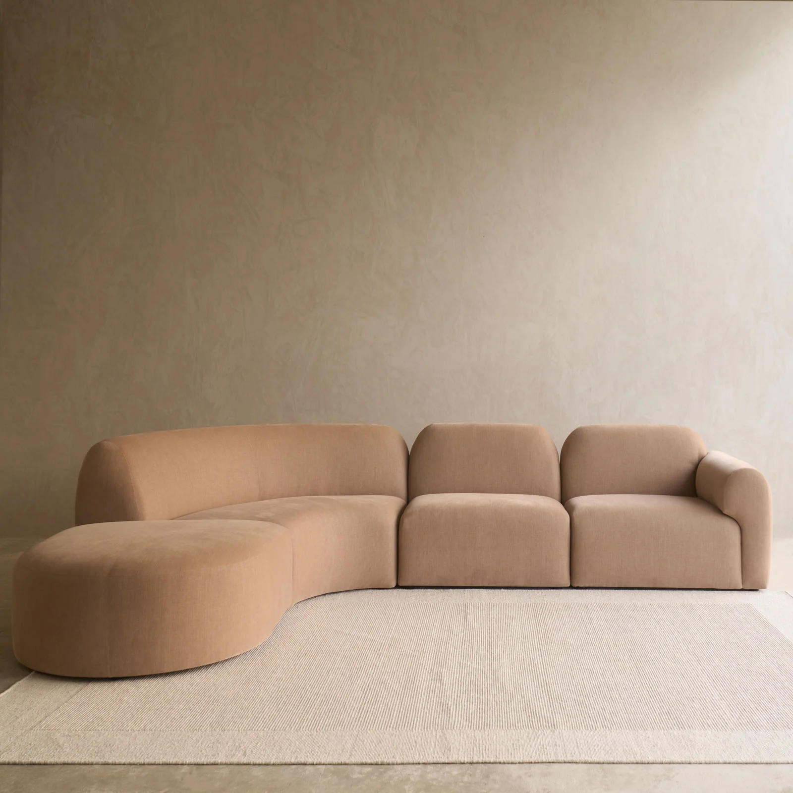 Bulky Modular Sofa | Sepia (308cm) - Image 3